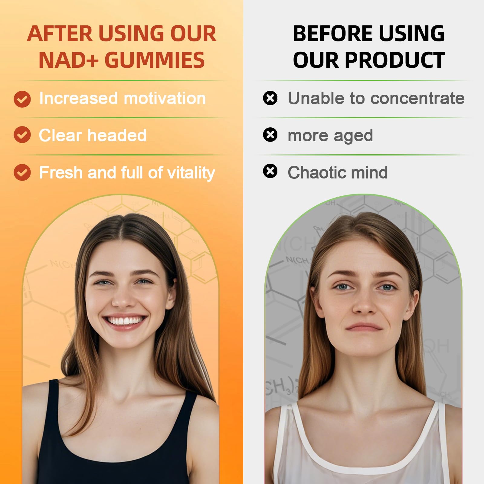 NAD+ Gummies NAD Resveratrol Supplement : NAD Supplements for Women Aging Defense Absorption Than Nicotinamide Riboside Boost Vitamin B3 D3 Sodium Zinc Support Cellular Health Energy and DNA Repair HEALOADINGAu supplements