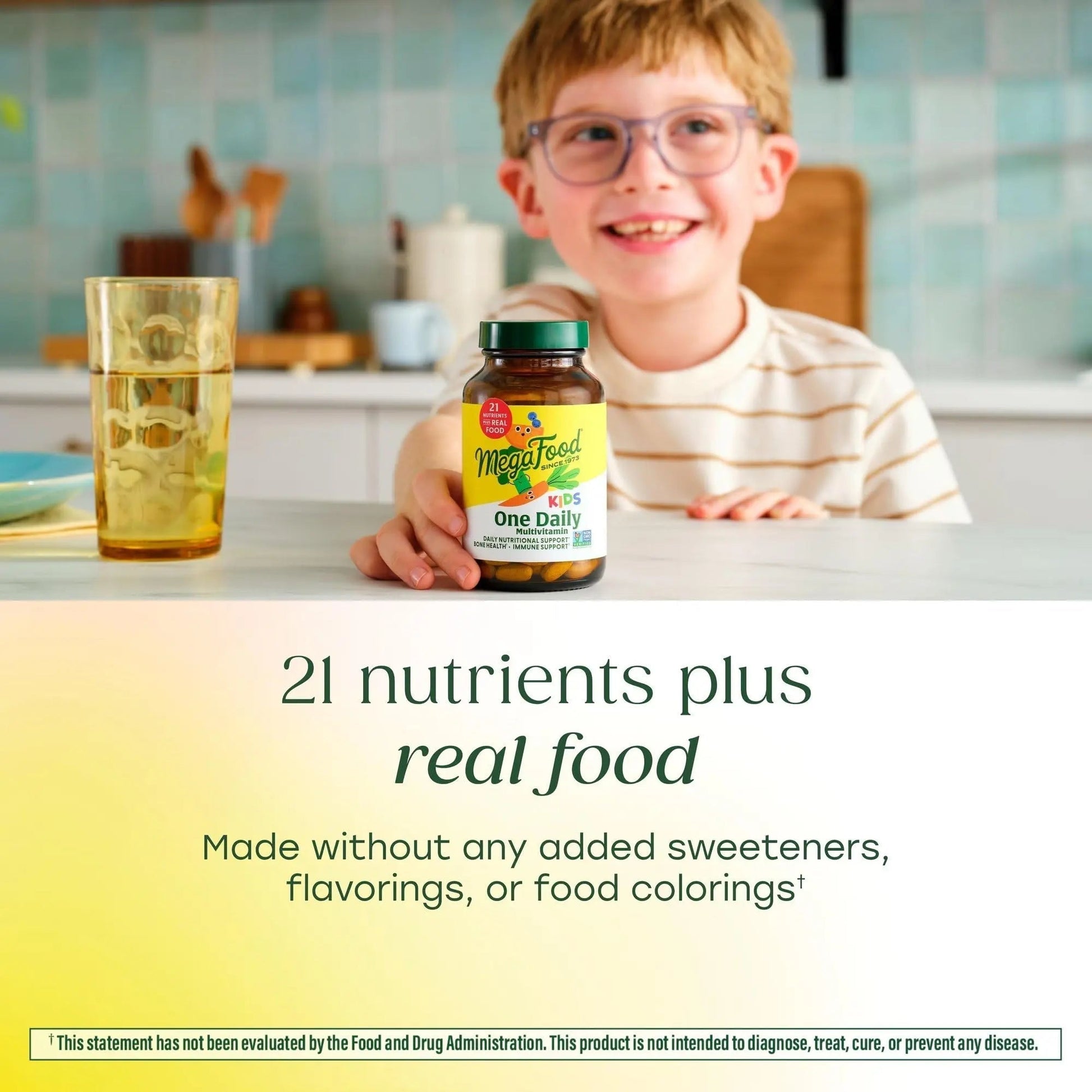 MegaFood Kids One Daily Multivitamin - Convenient Mini Multivitamin for Kids - with Zinc, Vitamins C, B & D MegaFoodAu supplements