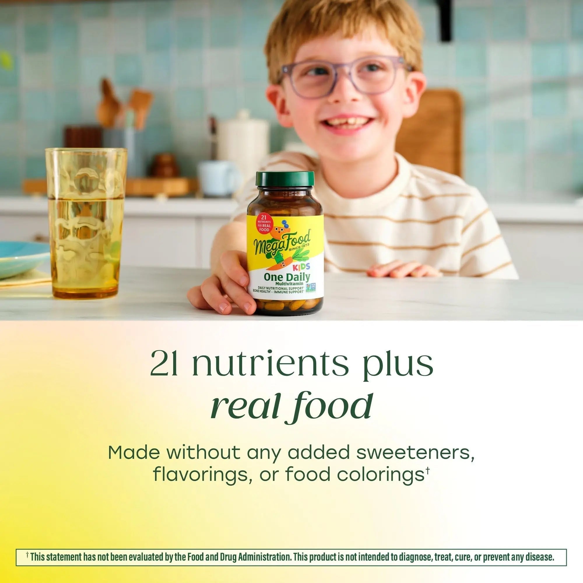 MegaFood Kids One Daily Multivitamin - Convenient Mini Multivitamin for Kids - with Zinc, Vitamins C, B & D MegaFoodAu supplements