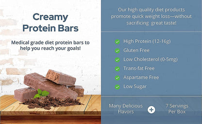 BestMed - High Protein Snack Bar - Low-Carb, 10g Protein, Low Sugar, Low Calorie BestMed Weight LossUS supplements