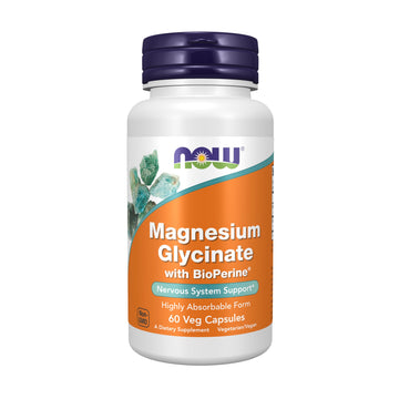 Now Supplements, Magnesium Glycinate with BioPerine, 60 Veg Capsules NOW FoodsAu supplements