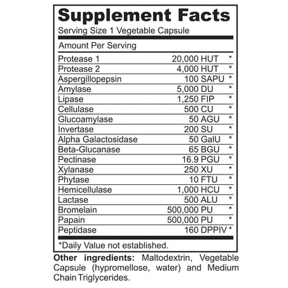 Instant Digest Complete 2-in-1 Probiotic Digestive Enzymes, 60 Capsules Instant BrandsUS supplements