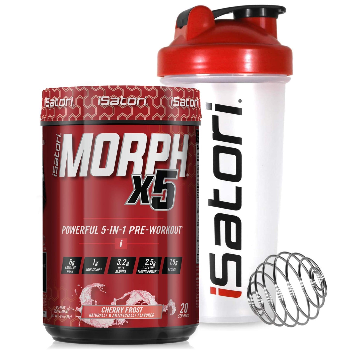 iSatori Morph Xtreme Intense Pre Workout - Bombsicle (20 Servings) Classic Blender Bottle iSatoriUS supplements