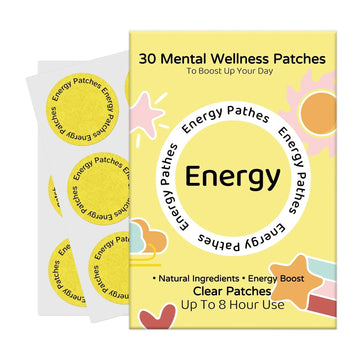 Energy Patches – 30 Plant-Based Patches with Biotin, Caffeine & Ginseng – Gentle Daily Support for Focus, Alertness & Vitality – Vegan Formula, 1 Month Supply VitaluminaAu supplements