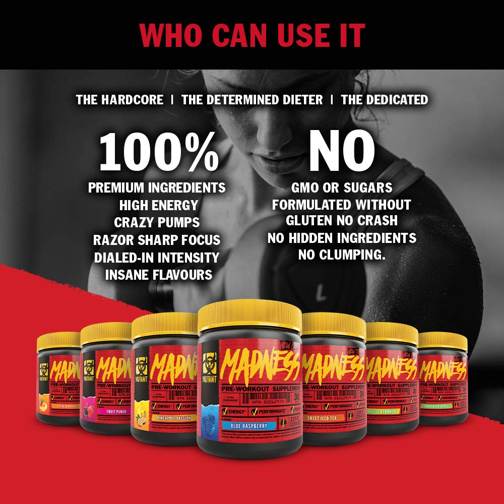 Mutant Madness - Redefines The Pre-Workout Experience and Takes it to a Whole New MutantAu supplements