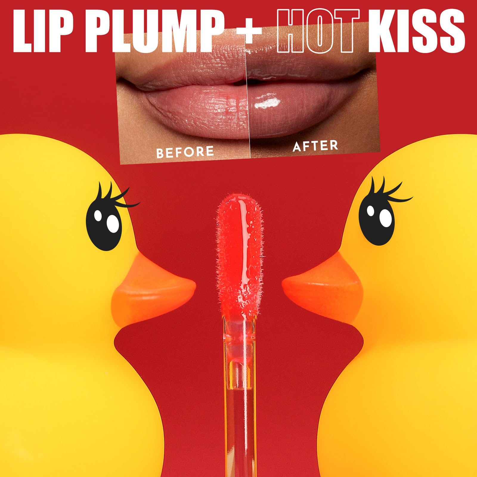 GHFCZOO 3 Colors Duck Lip Plumper Gloss, Hydrating Glitter Shine Primer Lip Tint, Non-Sticky Korean Plumping Lip Oil, Moisturizing Tinted Lip Balm for Sexy, Glossy Lips (Set A, 3pcs/set) GHFCZOOAu supplements