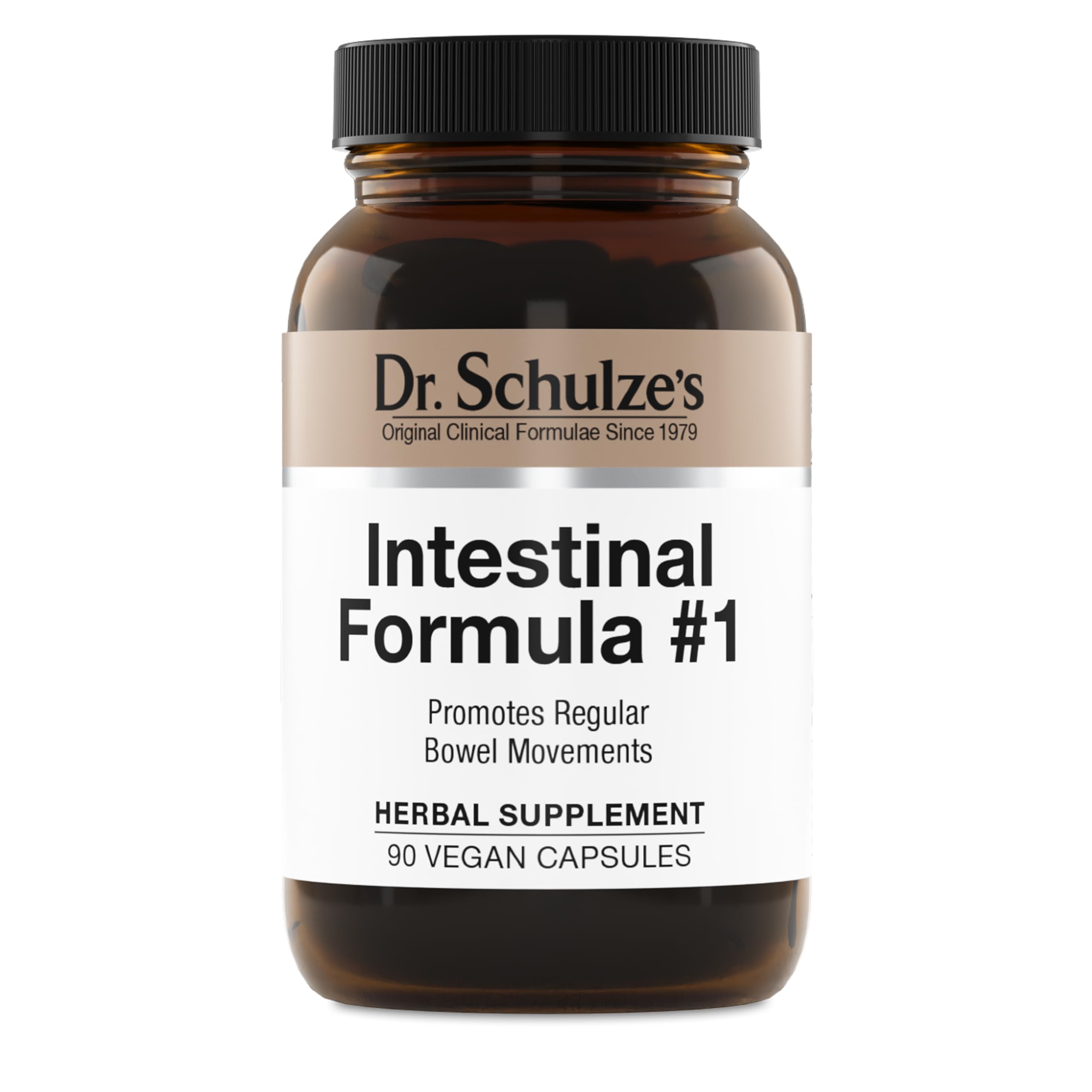 Dr. Schulze's Intestinal Formula #1 - Bowel Movement Supplement for Colon Health Support - Bloating & Constipation Aid - Intestinal Cleanse - All-Natural - Plant-Based - Vegan - 90 Count Dr. Schulze'sAu supplements
