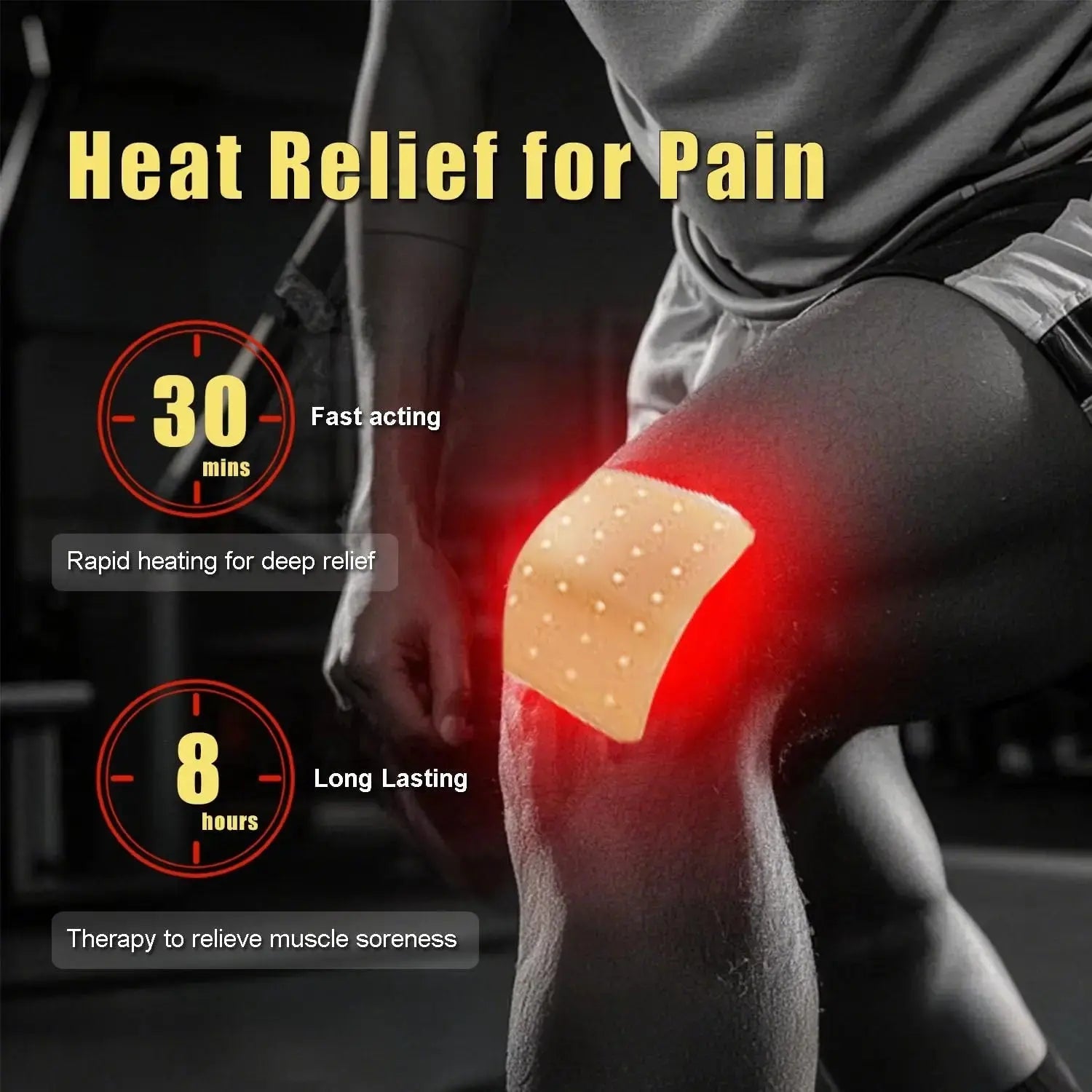 Tiger Patches Balm for Muscle & Joint Relief- Tiger Patch for Knee Neck, Back- 32 Pcs (4 Packs of 8) - Easy to Use MesayraAu supplements