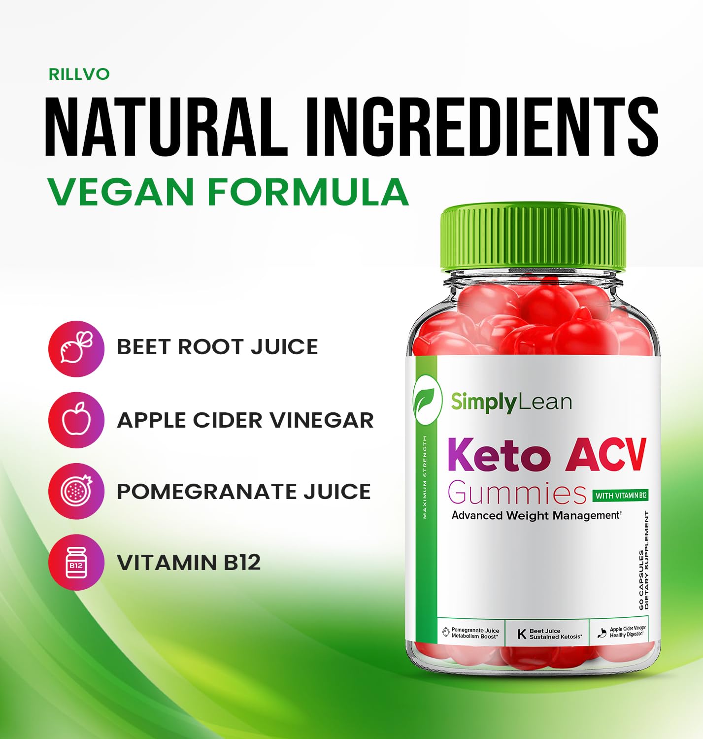 (5 Pack) Simply Lean Keto ACV Gummies - Official - Keto Simply Lean ACV Advanced RillvoAu supplements