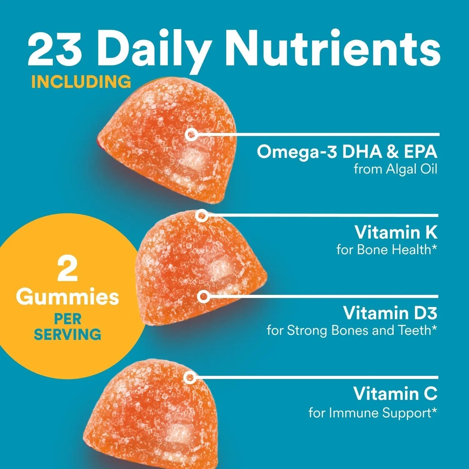 SmartyPants Teen Guy Multivitamin Gummies - Improved Formula: Omega 3 (DHA/EPA), Vitamin D3, C, Vitamin B12, B6, A, K & Zinc SmartyPantsAu supplements