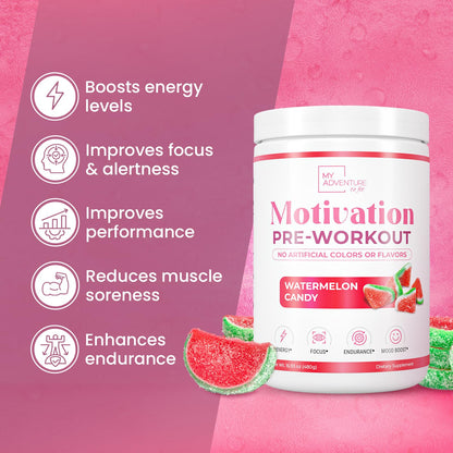 Pre Workout Powder for Men - Gluten Free Preworkout with Creatine for Muscle Endurance My Adventure to FitUS supplements