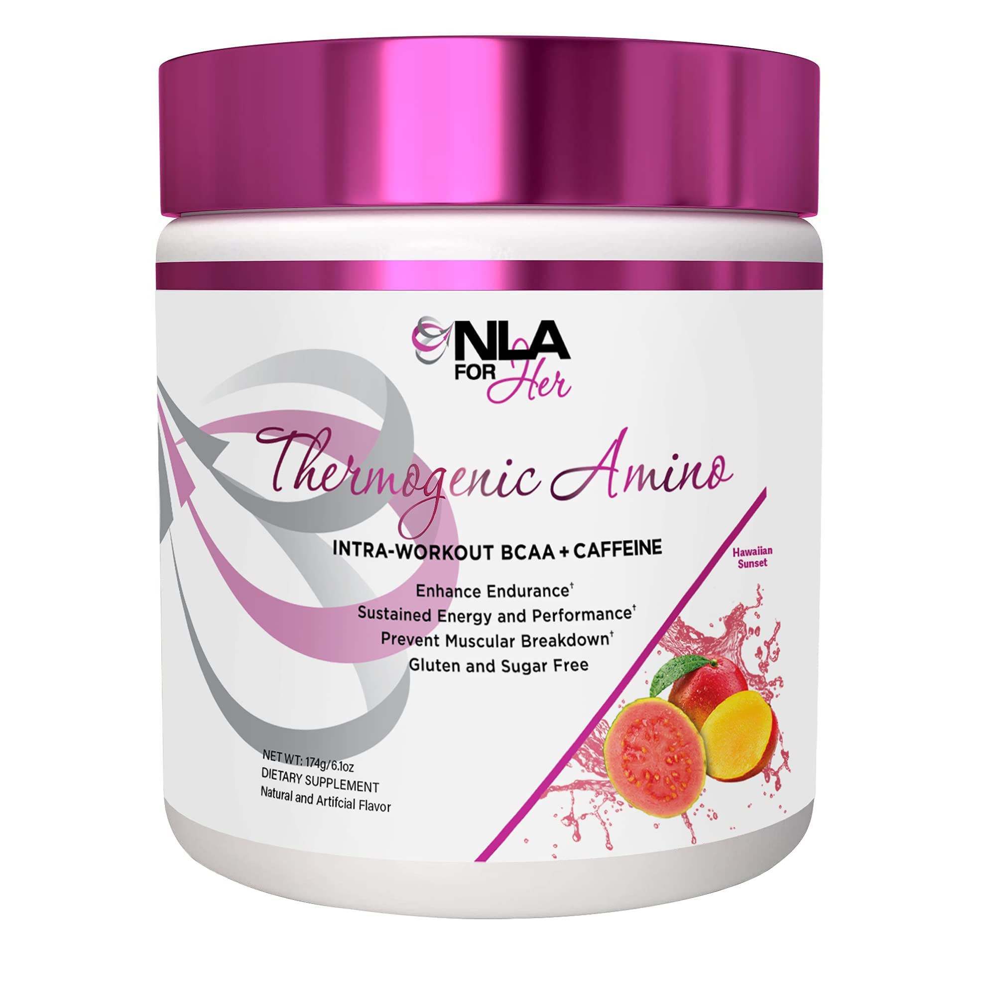 NLA for Her Pre/Intra Workout Stack (Includes Her Thermogenic Amino Hawaiian Sunset NLA for HerAu supplements