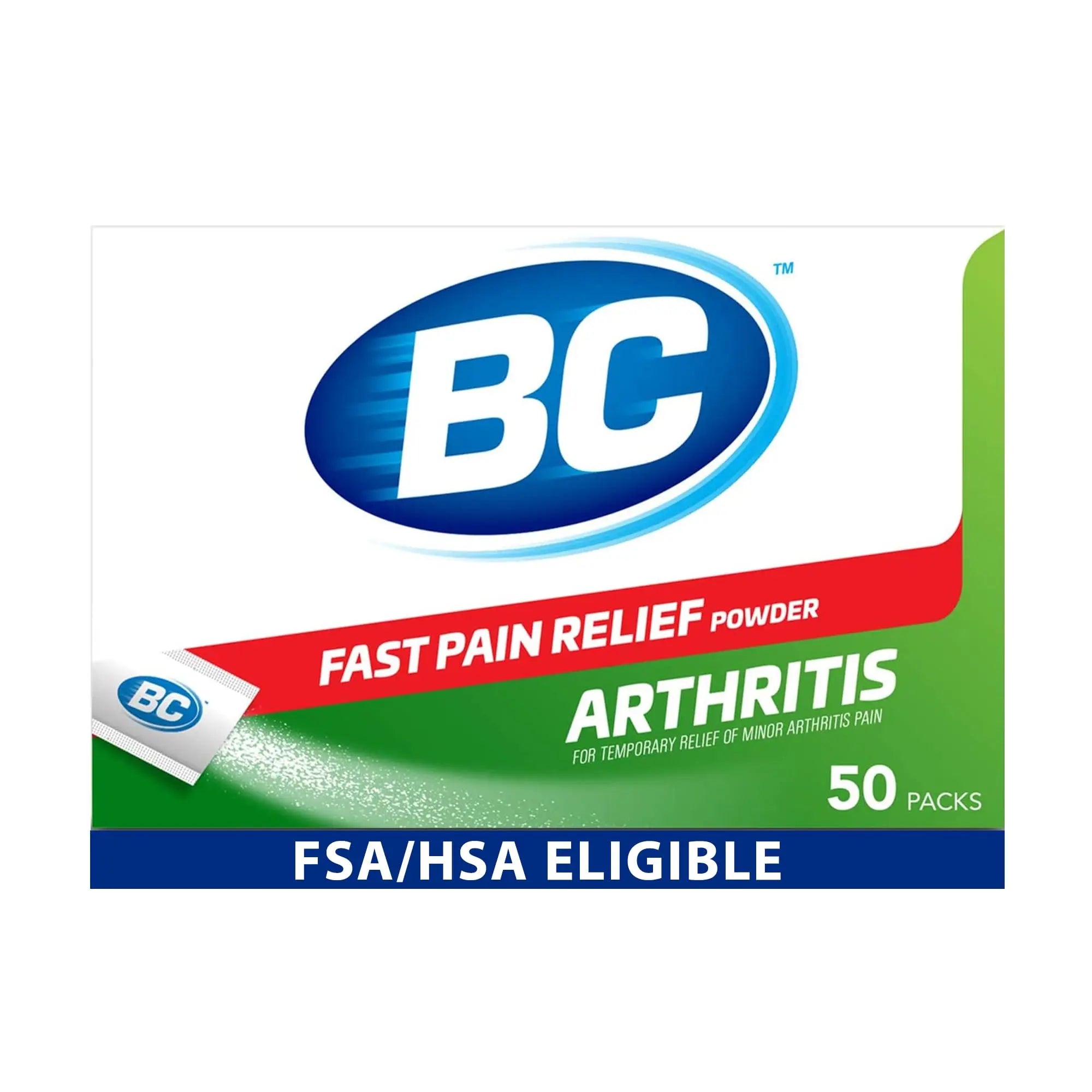 BC Pain Relief Powder, Arthritis Pain, 50 ct (Pack of 1) BCAu supplements