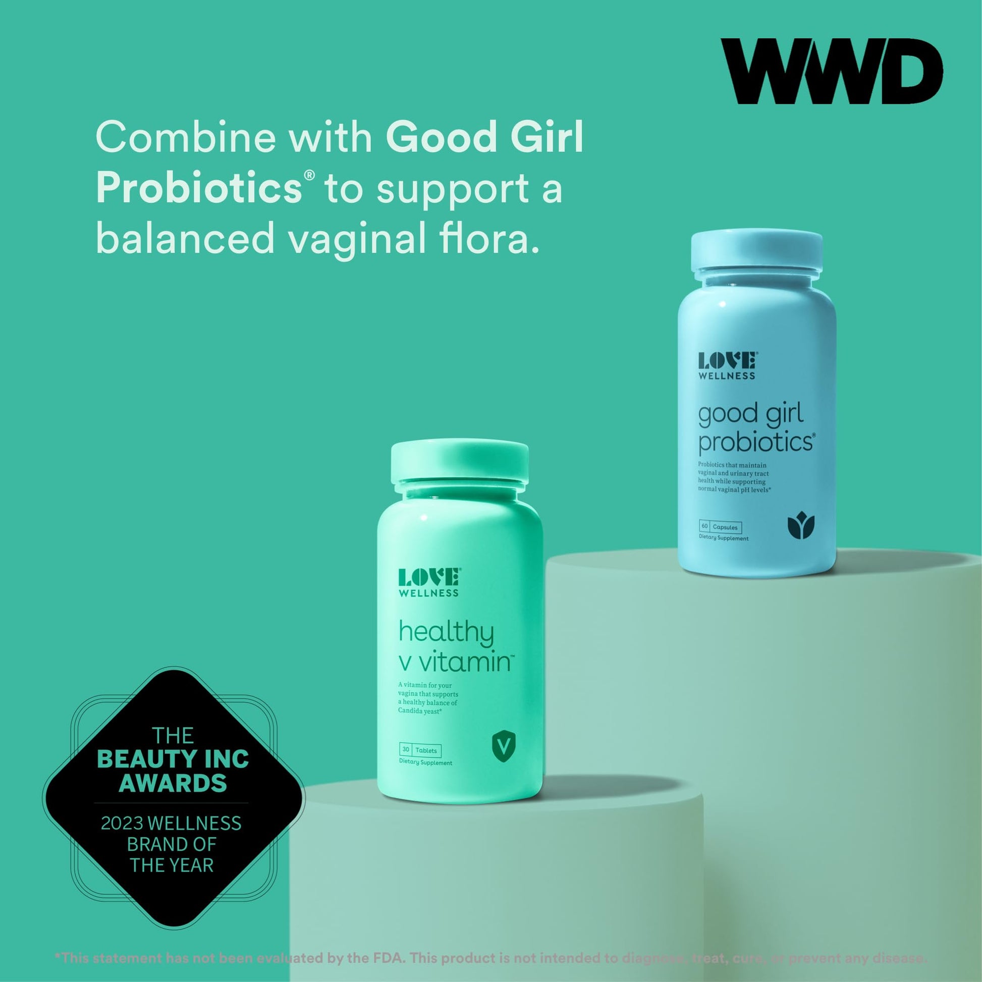 Love Wellness Women's Vaginal Health Supplement, Healthy V Vitamin | Maintains pH Balance, Gut Health Love WellnessAu supplements