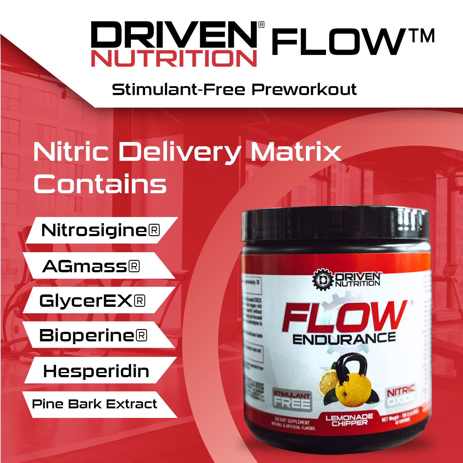 Driven Nutrition Flow - Cognitive Nitric Oxide Nootropic - Endurance & Energy - Increase Driven NutritionAu supplements