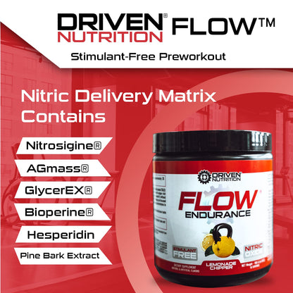 Driven Nutrition Flow - Cognitive Nitric Oxide Nootropic - Endurance & Energy - Increase Driven NutritionUS supplements