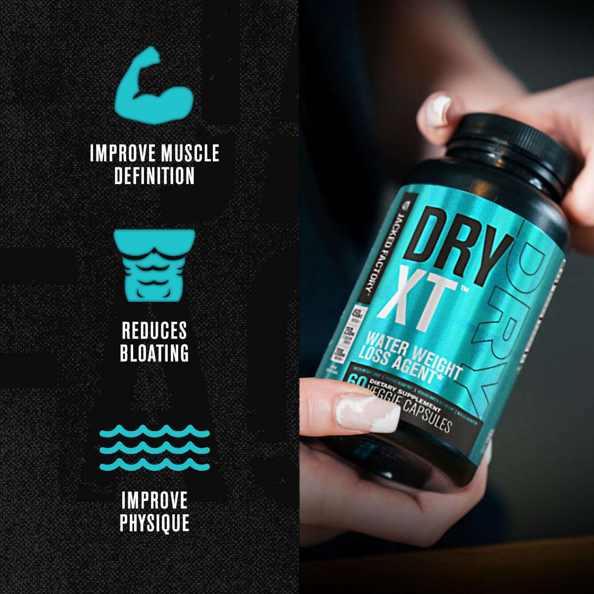 Jacked Factory Dry-XT Water Weight Loss Diuretic Pills - Natural Supplement Jacked FactoryUS supplements