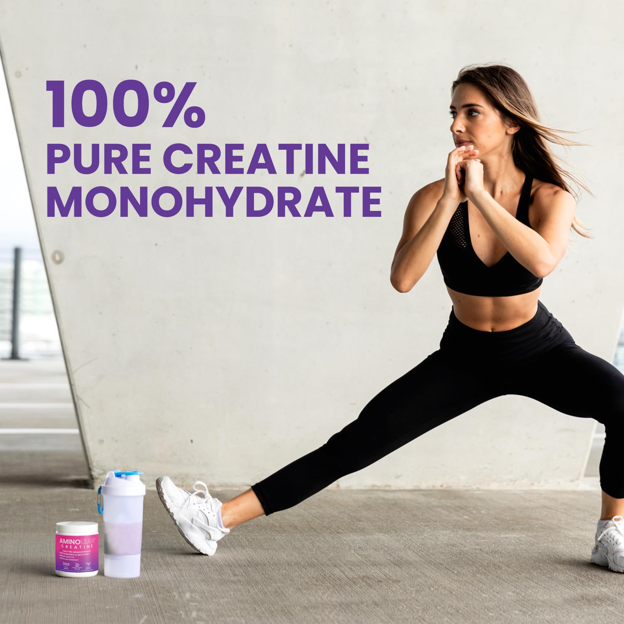 AminoLean Creatine for Women and Men, Pure Micronized Creatine Monohydrate Powder Supplement for Muscle Toning, Mood Support, Energy Boost, and Brain Health, 300g RSP NUTRITIONAu supplements