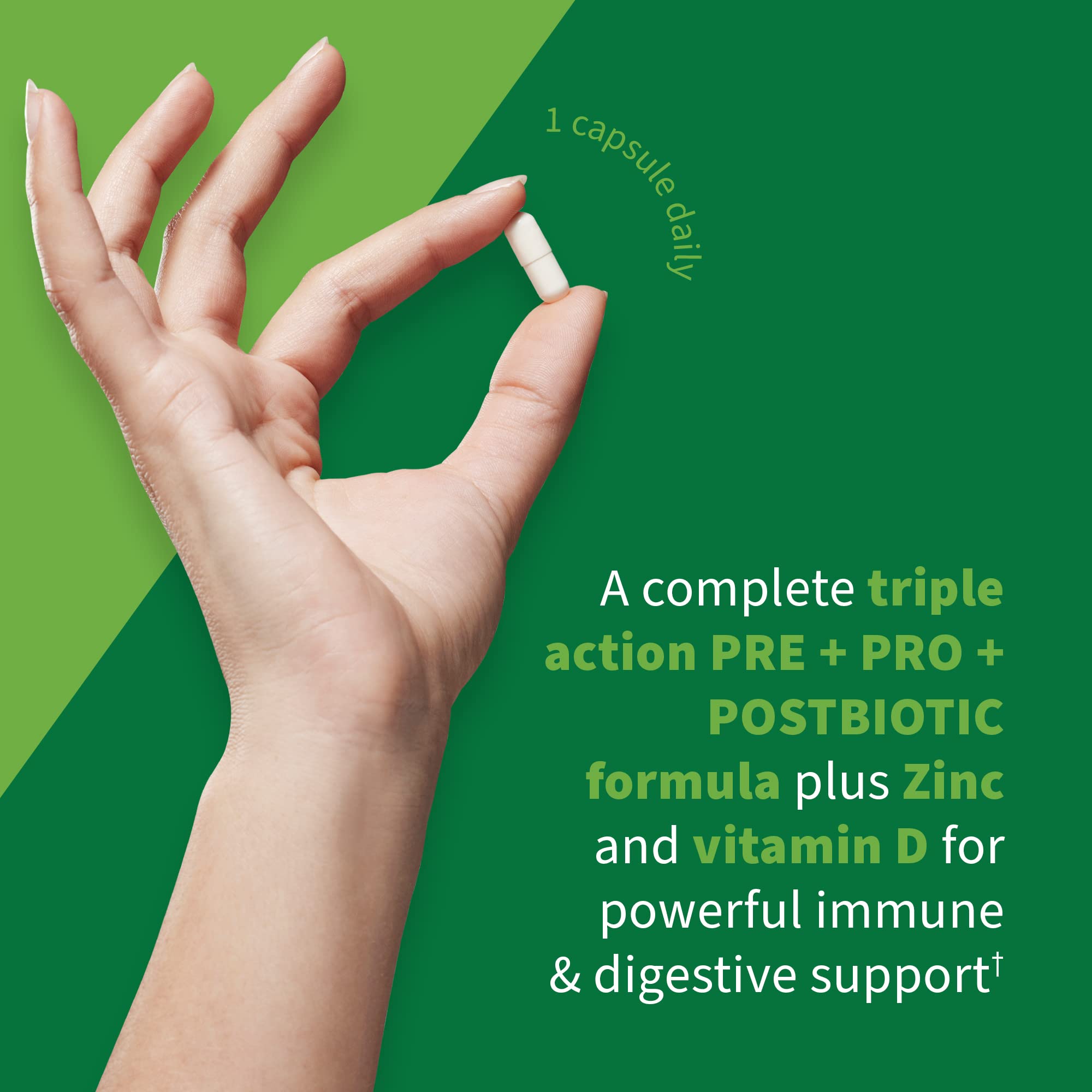 Garden of Life Dr. Formulated Pre, Post & Probiotics Immune Support with Prebiotics & Postbiotics – 50 Billion CFU, Gut & Digestive Health Support, Zinc & Vitamin D3, Vegan, 30 Day Supply Garden of LifeAu supplements