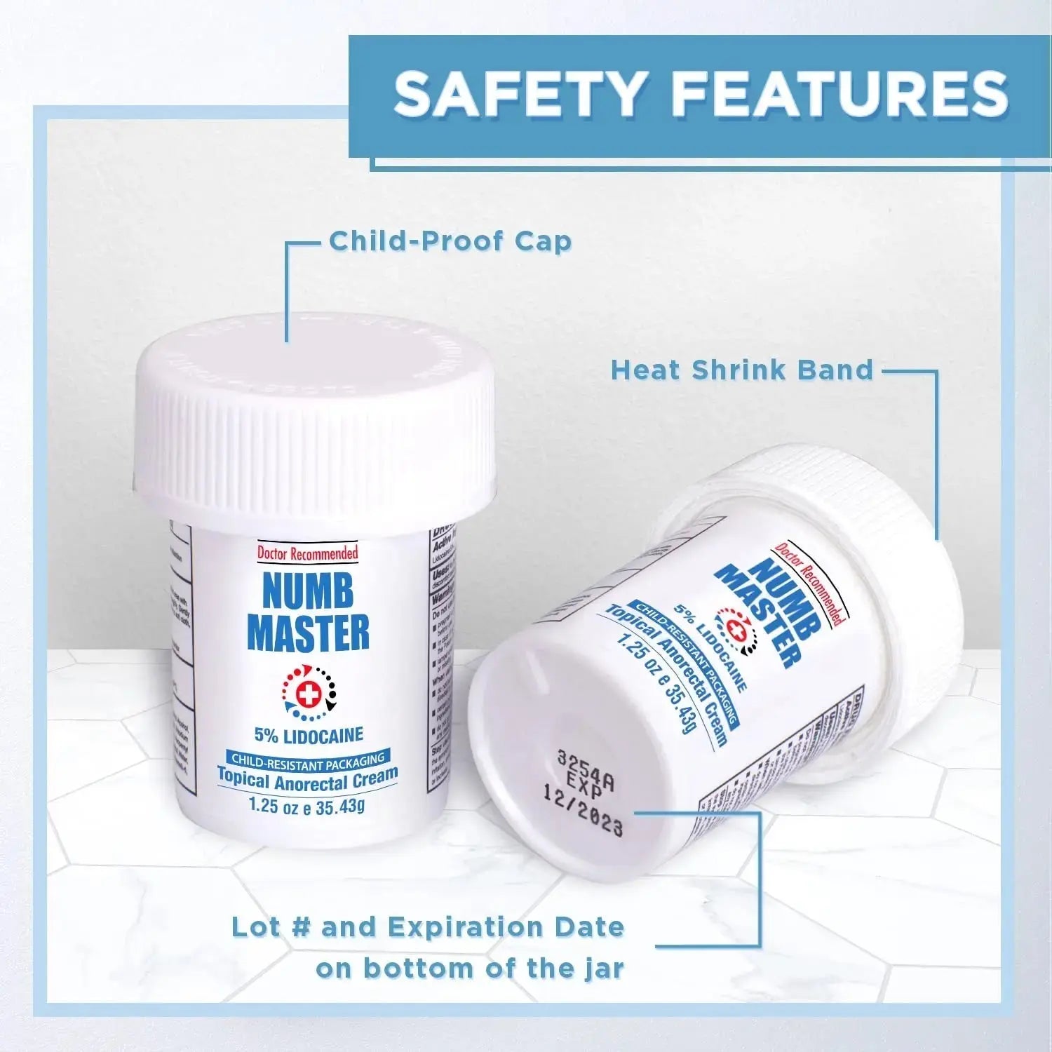 Clinical Resolution Numb Master 5% Lidocaine Topical Numbing Cream, 2 Pack of 1.25 Oz, Pain Relief Burn Itch Numb, Maximum Strength Topical Anesthetic with Allantoin, Vitamin E, Hemorrhoid Treatment Clinical ResolutionAu supplements