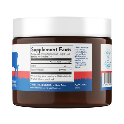 Equip Foods Core Colostrum - 100% Grass Fed Colostrum Powder 3,000mg, 40% IgG EquipUS supplements