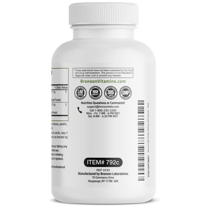 Bronson Milk Thistle Silymarin Marianum & Dandelion Root Liver Health Support BronsonUS supplements