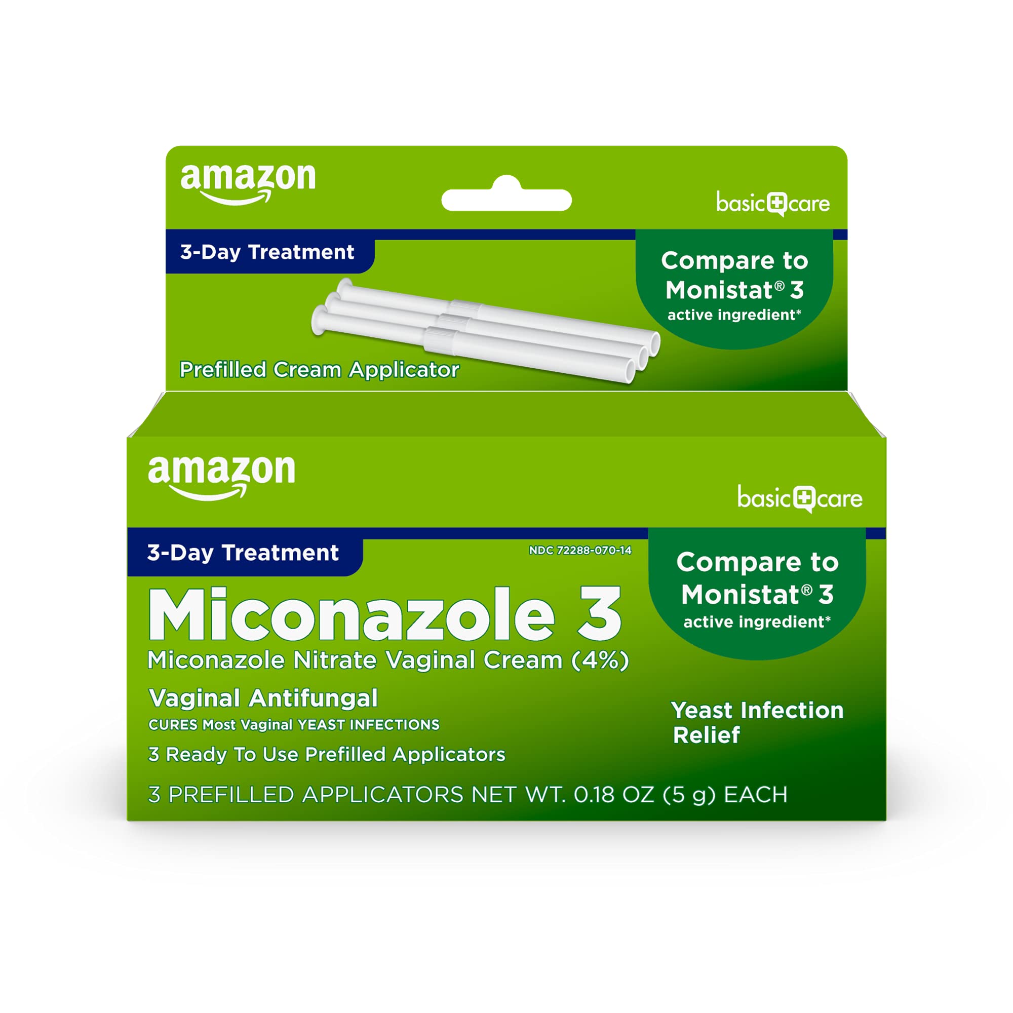 Amazon Basic Care Miconazole 3, Miconazole Nitrate Vaginal Cream (4 Percent), 3-Day Treatment Amazon Basic CareAu supplements