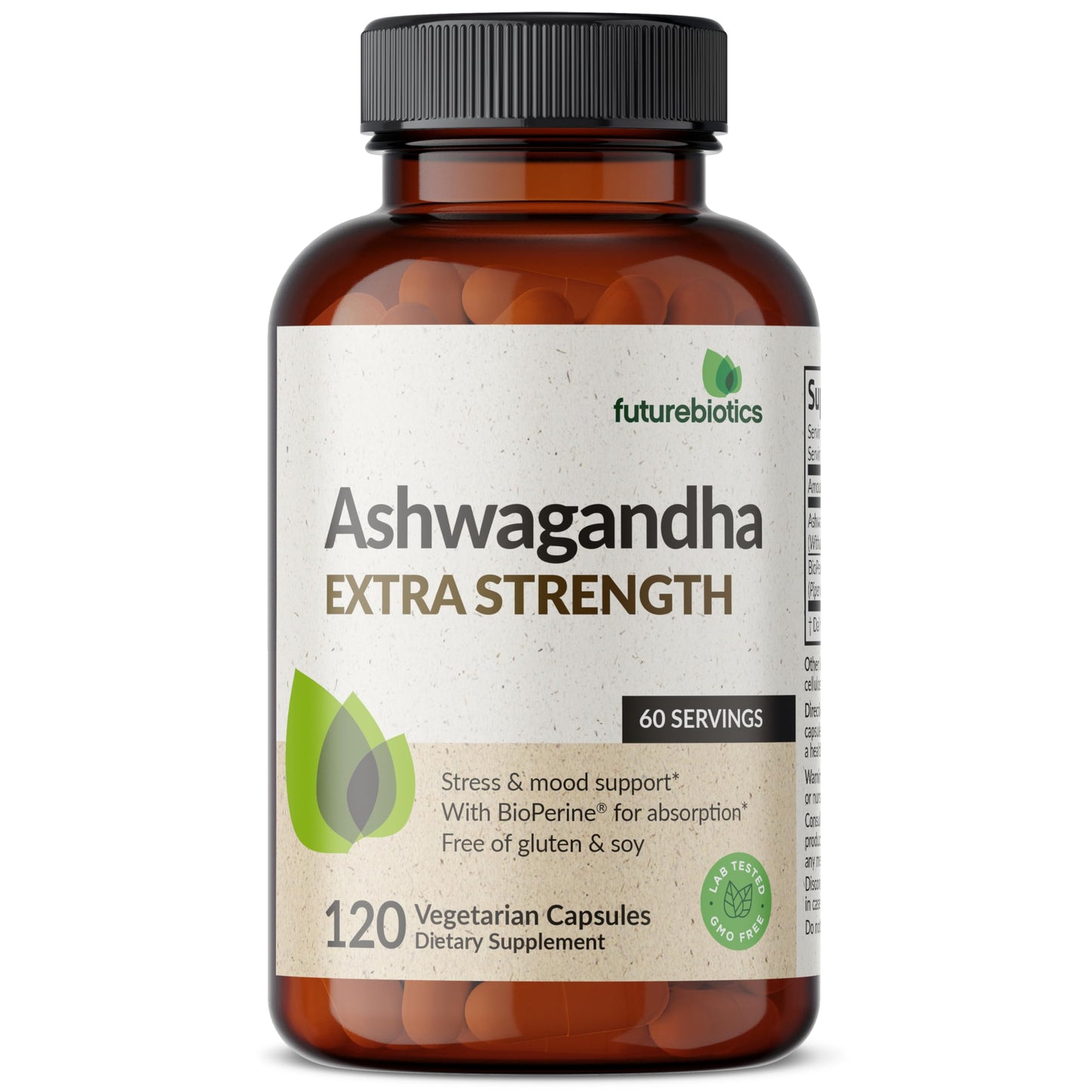 Futurebiotics Ashwagandha Extra Strength Stress & Mood Support with BioPerine FuturebioticsUS supplements
