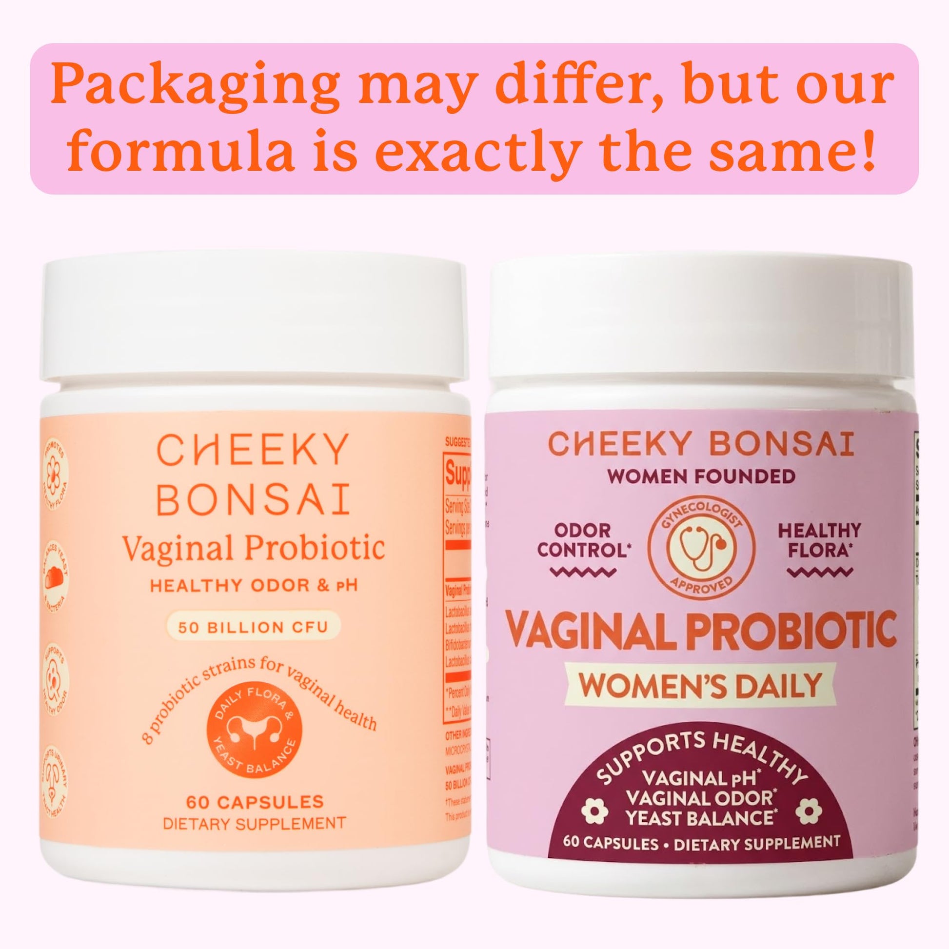 Cheeky Bonsai Vaginal Probiotic for Women pH Balance with Maximum Support 20 Billion CFU Probiotics - 8 Unique Strains for Her - Lactobacillus Blend - 60 Capsules Cheeky BonsaiAu supplements