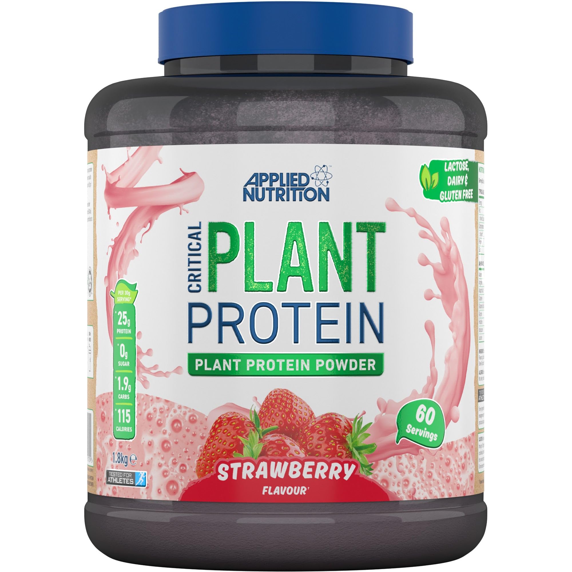 Applied Nutrition Plant Protein Powder – Critical Plant Vegan Protein Shake with SOYA Applied NutritionAu supplements