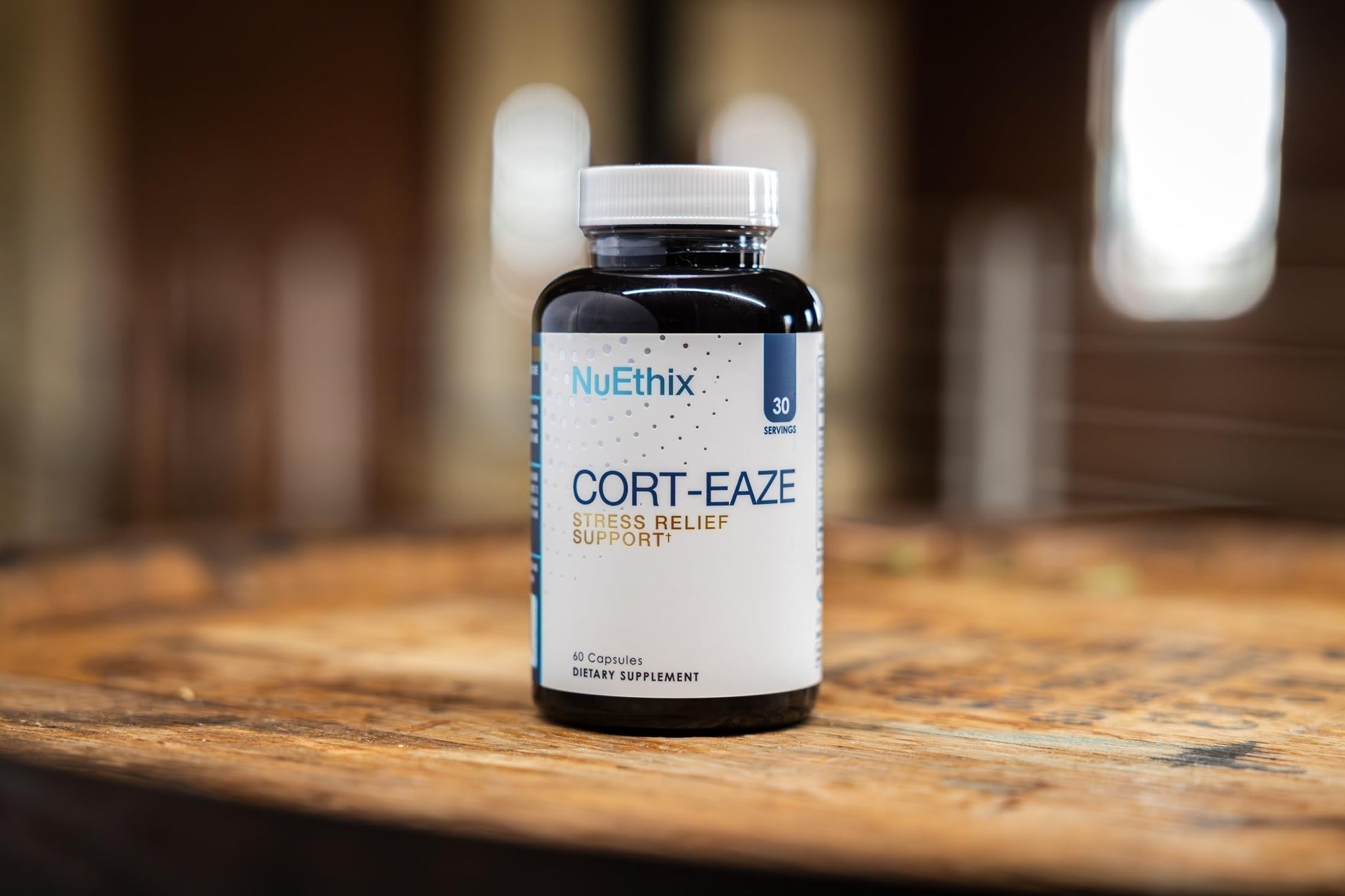 NuEthix Formulations Cort-Eaze - Cortisol Supplement - Health Support Supplement with Ashwagandha, L-Theanine & Rhodiola Rosea - Relaxation and Deep Sleep, 60 Capsules, 30 Servings NuEthix FormulationsAu supplements