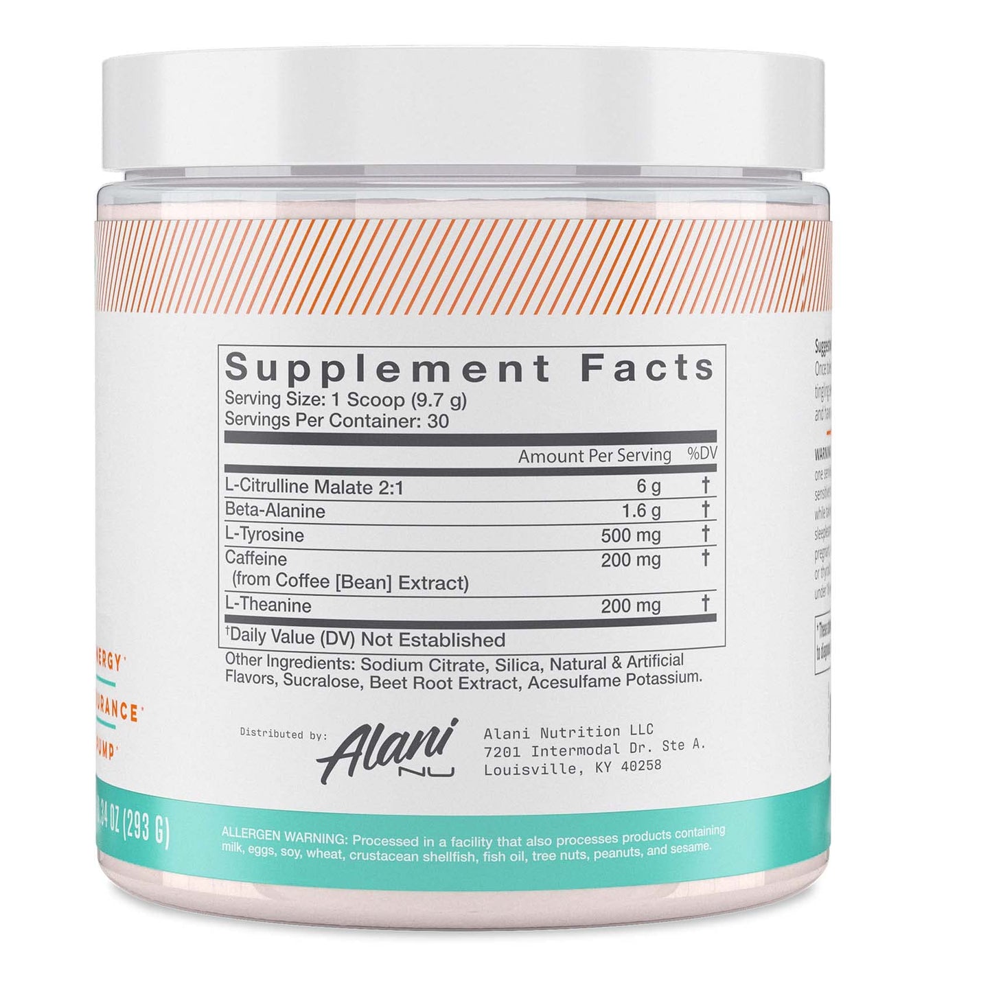 Alani Nu Pre Workout Powder | Amino Energy Boost | Endurance Supple Alani NuUS supplements