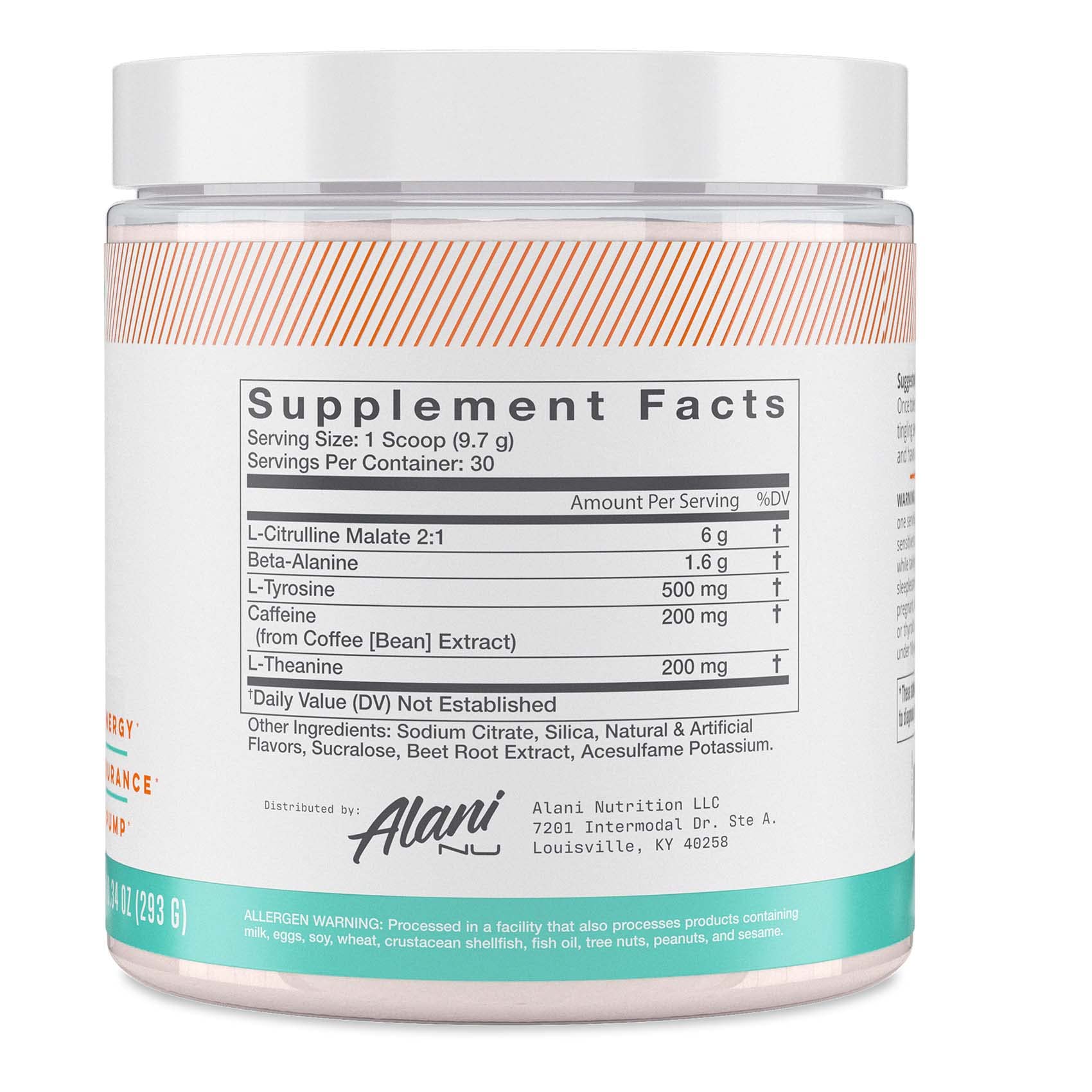 Alani Nu Pre Workout Powder | Amino Energy Boost | Endurance Supple Alani NuAu supplements