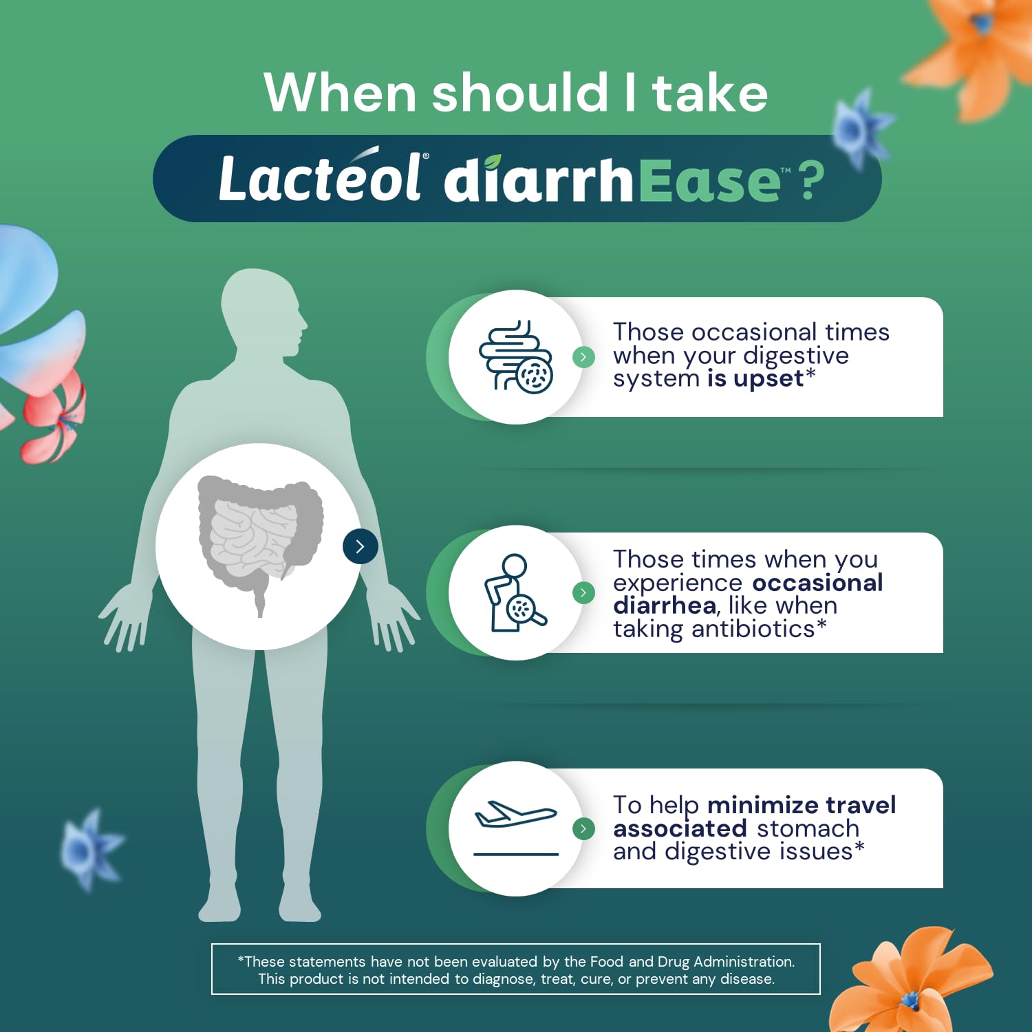 Lactéol diarrhEase- a Safe, Drug Free and clinically Tested postbiotic Strain That Helps soothes Occasional Digestive Upset and Shortens The Duration of Occasional Diarrhea, 24 Count LactéolAu supplements