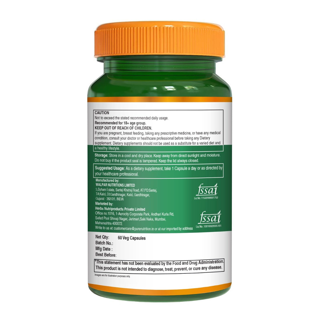 Pure Nutrition Lung Health Supplement | 60 Caps | Herbal Lung Support Formula with Quercetin, Vitamin C, Nettle, Vasaka Leaf, Lotus, Licorice & Ginger. PURE NUTRITION NATURAL TREASURESAu supplements