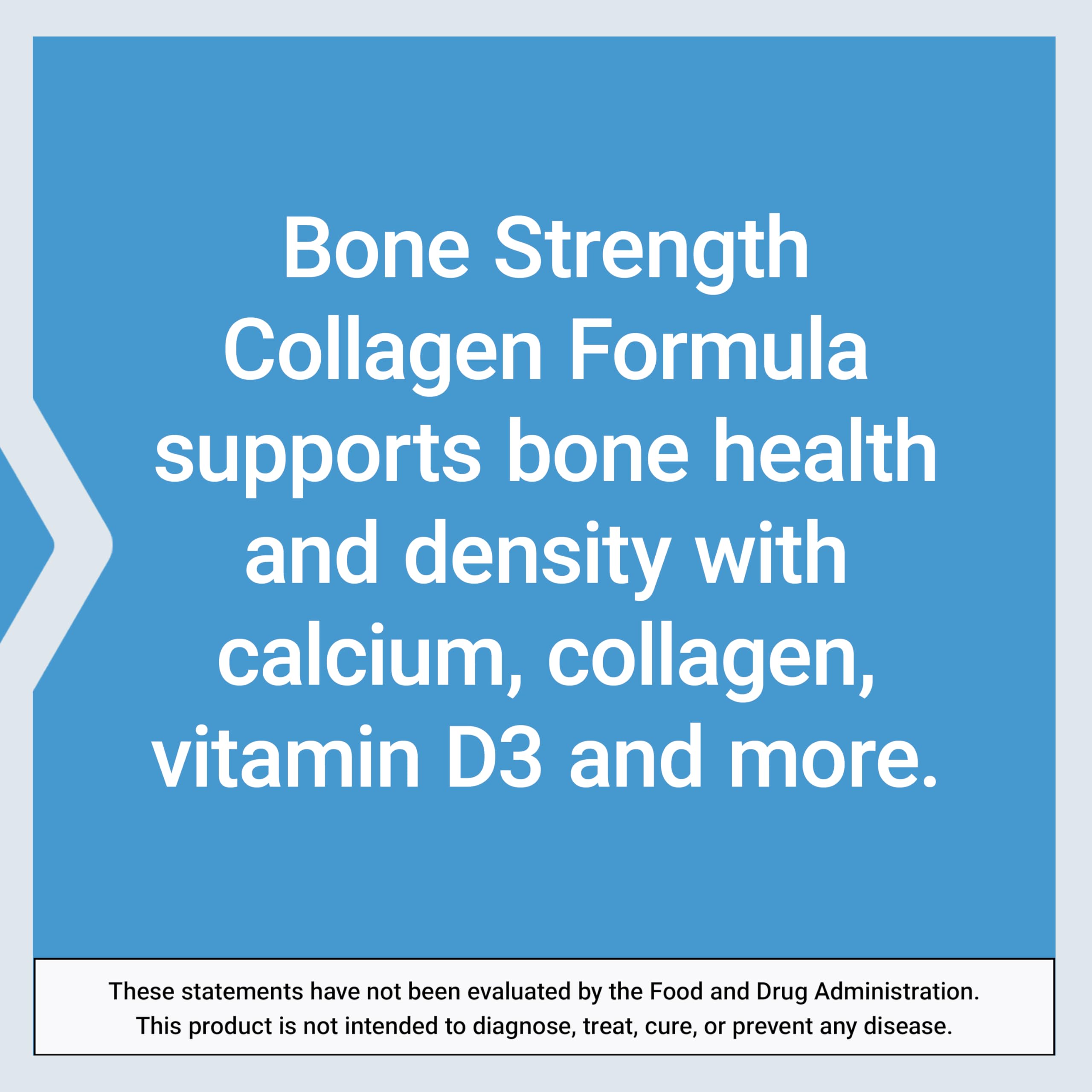 Life Extension Bone Strength Collagen Formula, Calcium Collagen chelate, Calcium fructoborate, Vitamin D3, Magnesium Citrate, Silicon, Boron, Gluten-Free, Non-GMO, 120 Capsules Life ExtensionAu supplements