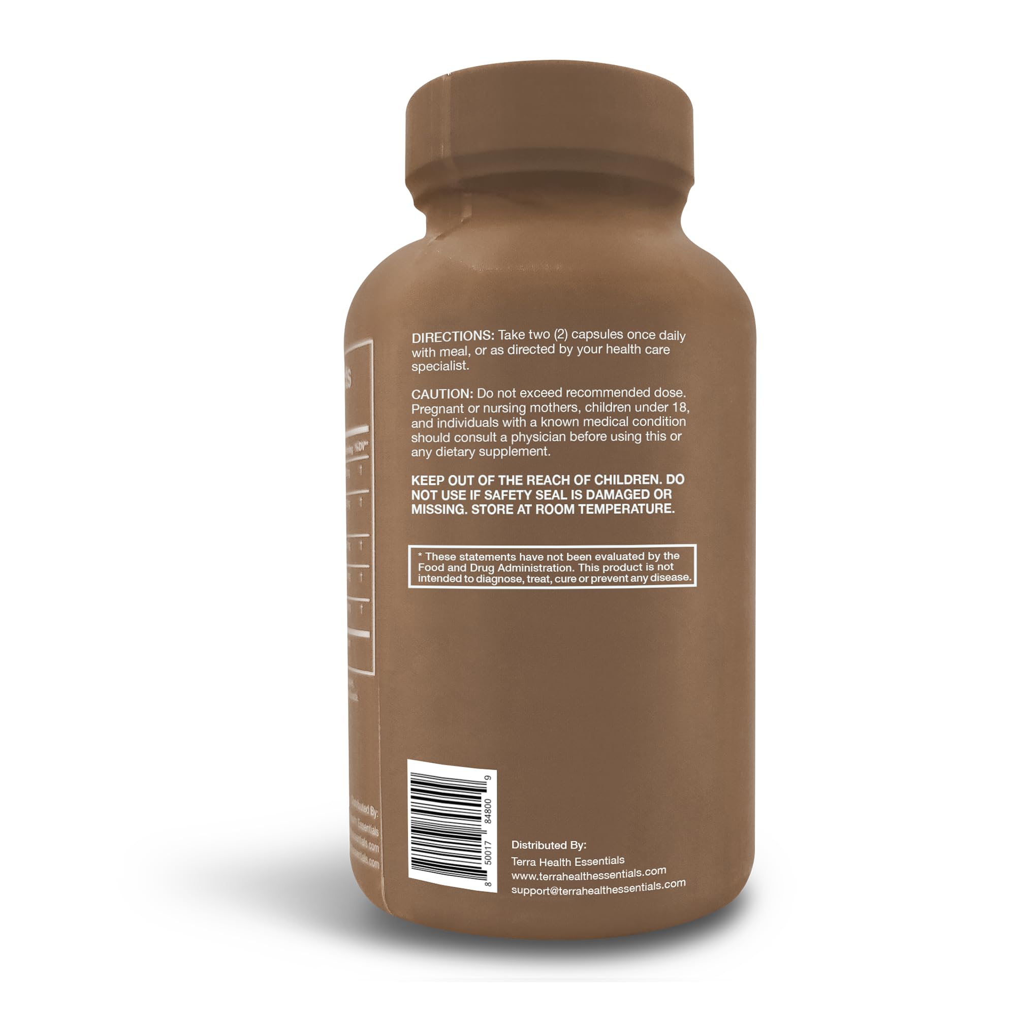 Terra Health Essentials NOOFOCUS - Nootropics Brain Support Supplement with Adaptogenic Mushrooms, Alpha-GPC, Gotu Kola, L-Theanine for Focus & Memory - All Natural, 30 Day Supply Terra Health EssentialsAu supplements