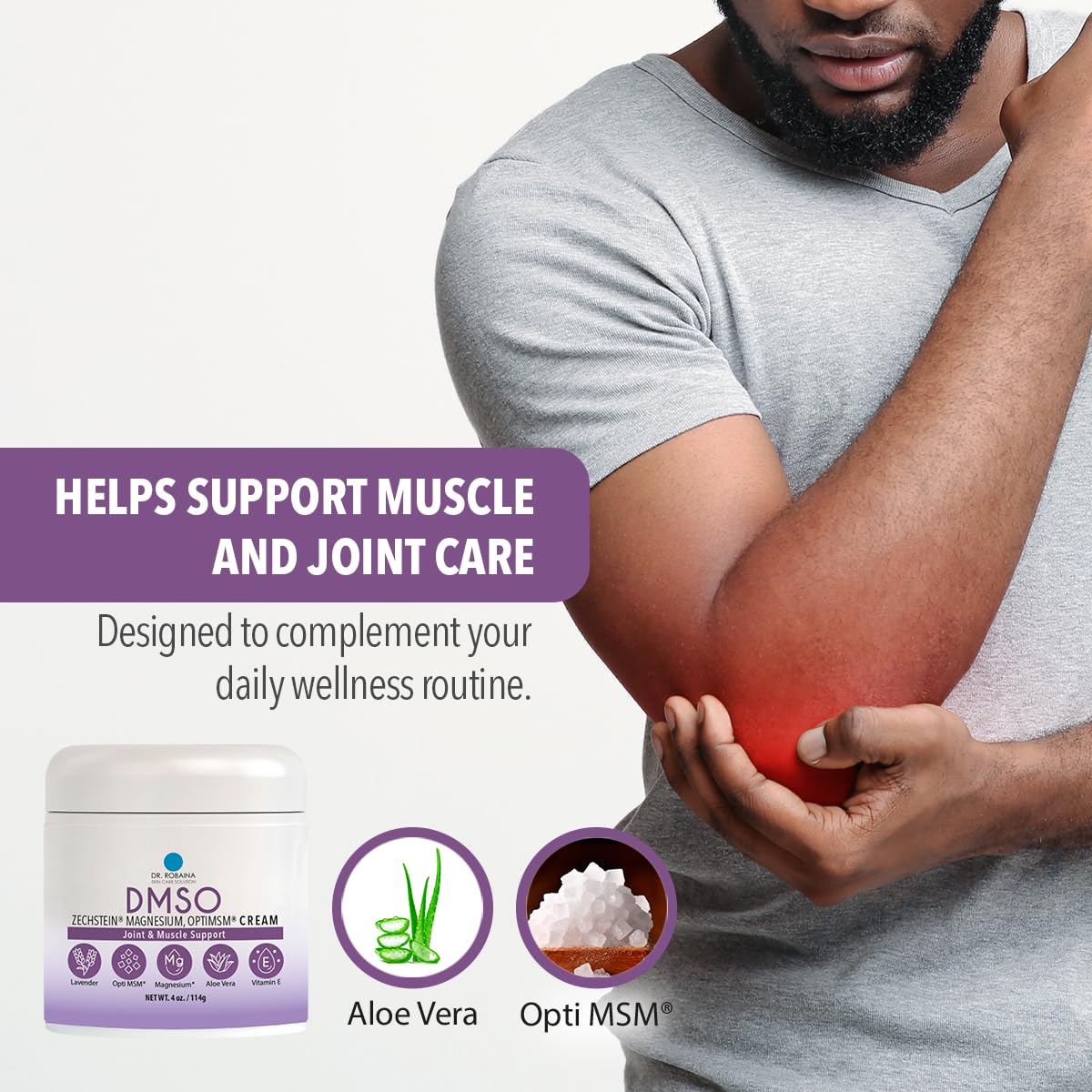 Arnica & DMSO Gel Recovery Bundle – 99.9% Pure Pharmaceutical Grade DMSO & Arnica Roll-On | Lavender Cream & Fast-Absorbing Gel | Hydrating & Non-Greasy | Made in USA Dr. RobainaAu supplements