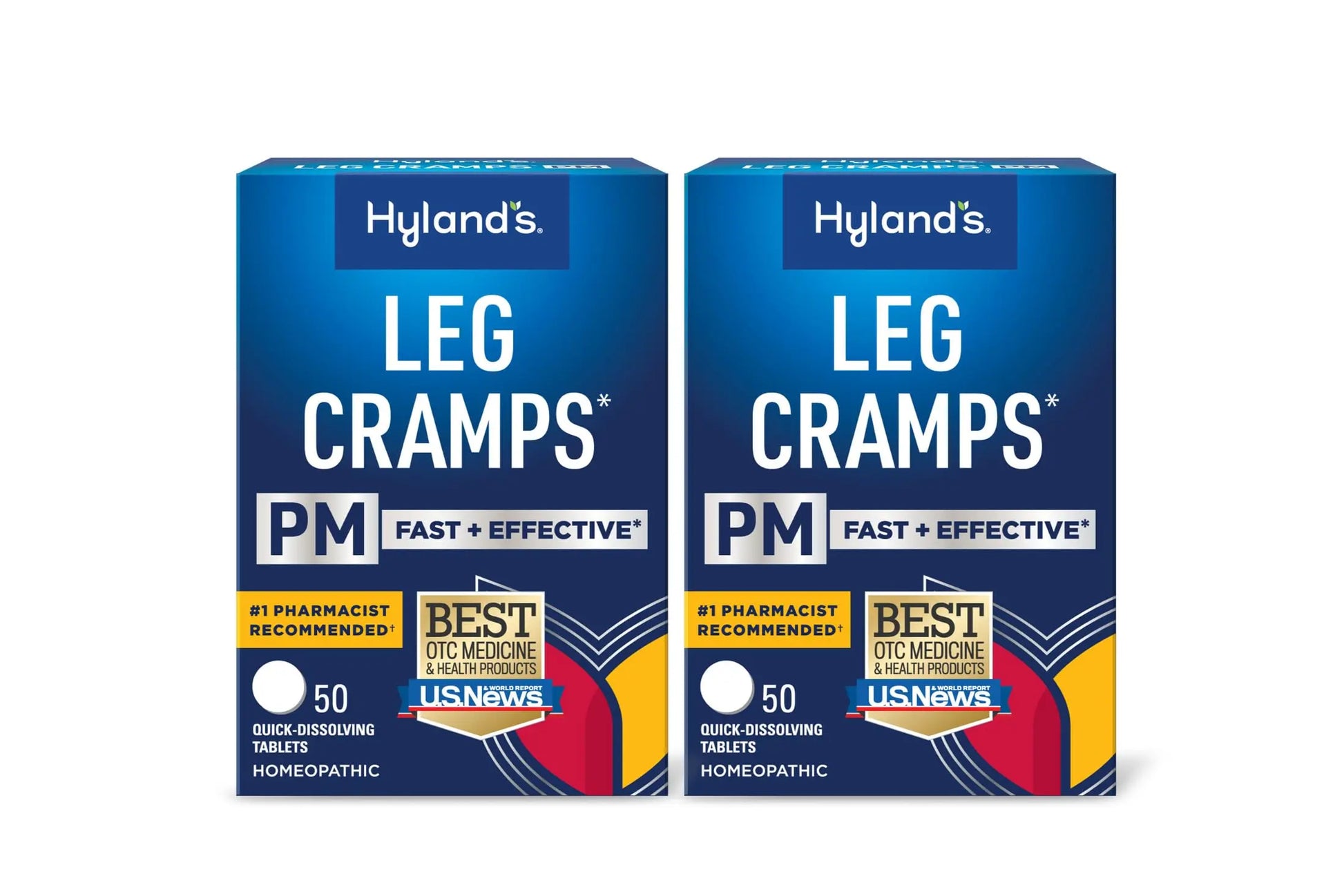 Hyland's Leg Cramps PM, Relief of Nighttime Leg, Calf, and Foot Cramps, 50 Quick-Dissolving Tablets 2-Pack (100 Total) Hyland'sAu supplements