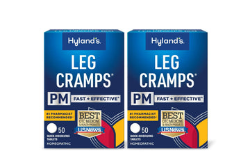 Hyland's Leg Cramps PM, Relief of Nighttime Leg, Calf, and Foot Cramps, 50 Quick-Dissolving Tablets 2-Pack (100 Total) Hyland'sAu supplements