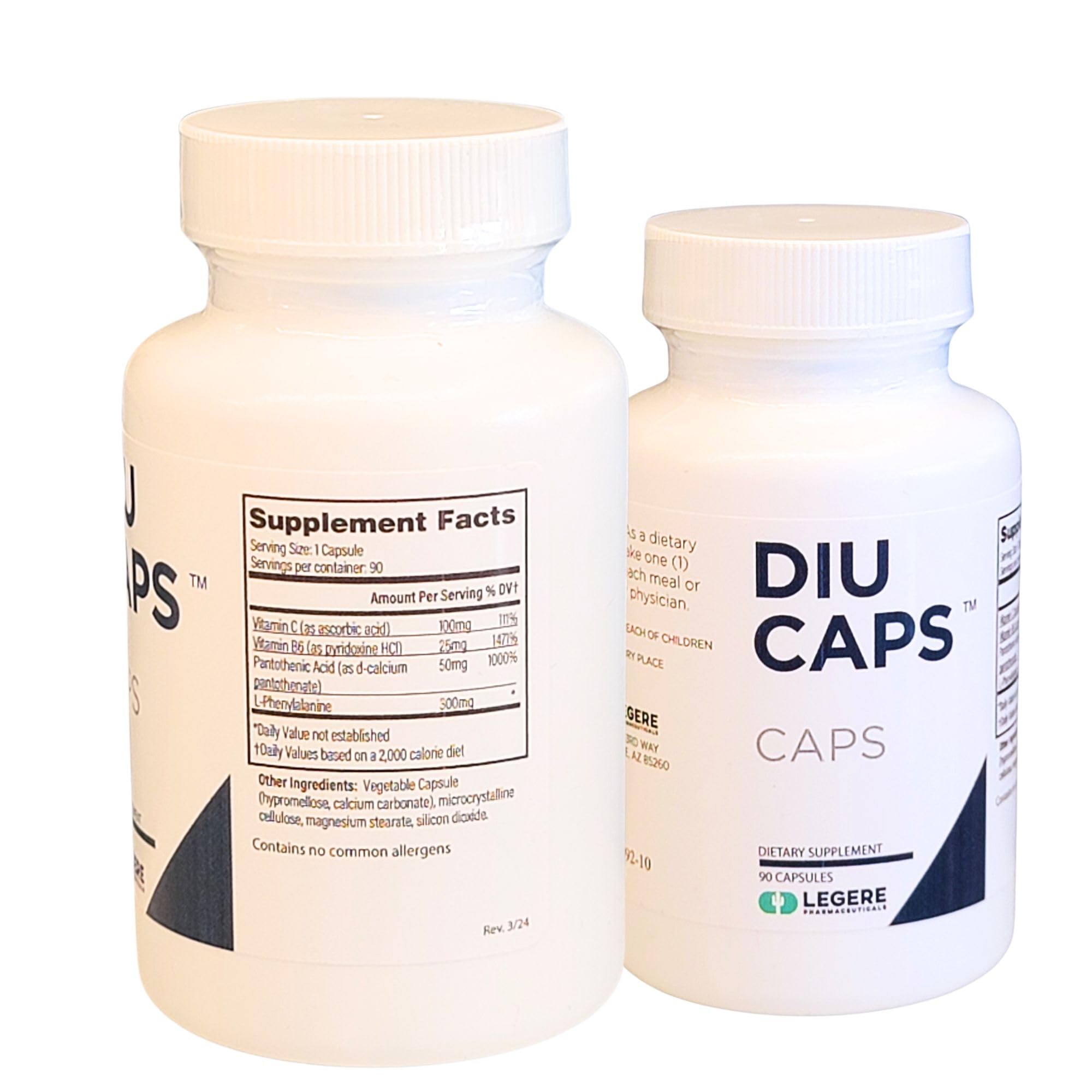 Legere Pharmaceuticals Diucaps 90 Capsules LegereAu supplements