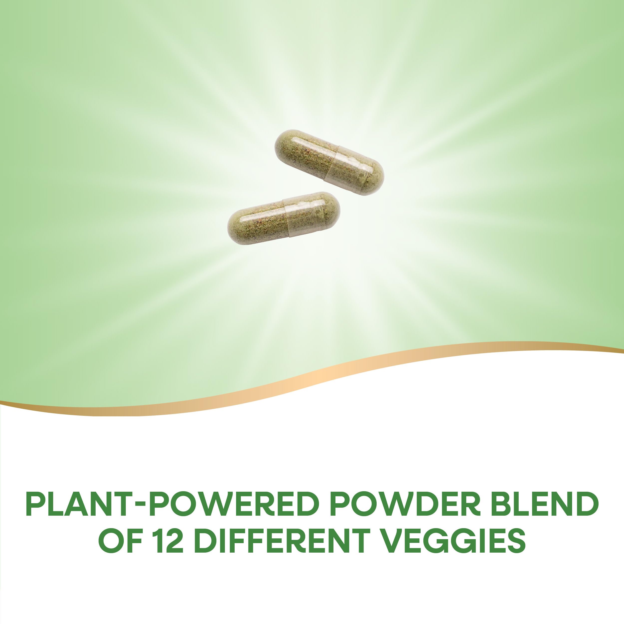 Nature's Way Garden Veggies, Veggie Powder Blend, 900 mg per 2-Capsule Serving, 60 Vegan Capsules Nature's WayAu supplements