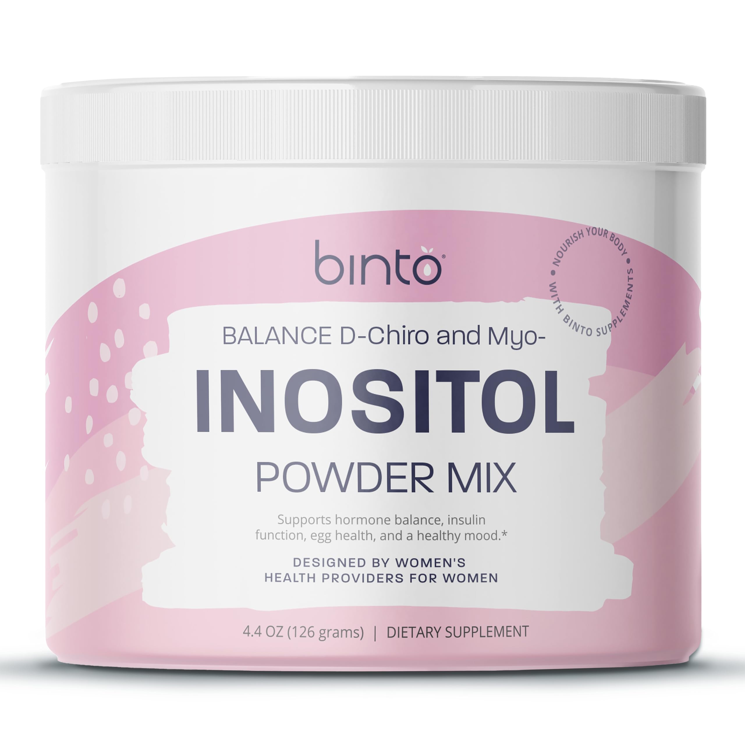 Binto Inositol Powder Mix | 60-Day Supply | 40:1 Ratio of Myo and D-Chiro Inositol BintoUS supplements