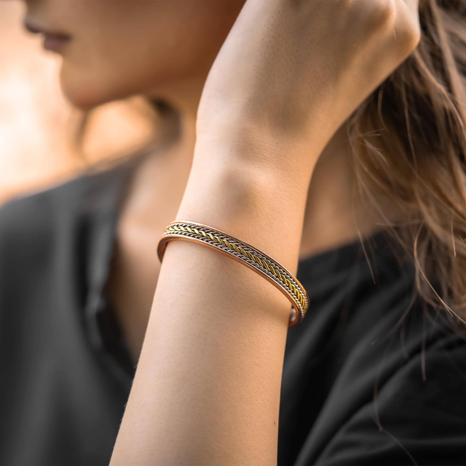 MagnetRX® Women's Copper Bracelet – Effective 99.9% Pure Copper Magnetic Therapy Bracelets MagnetRXAu supplements