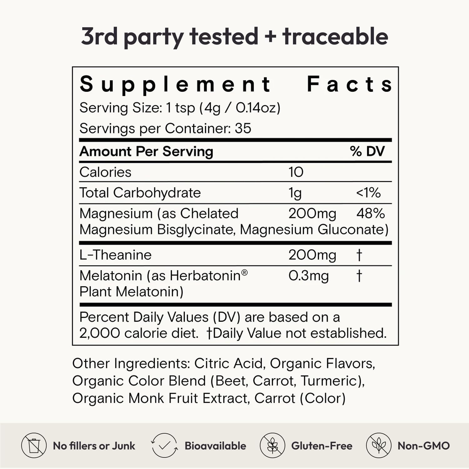 Moon Juice Sleepy Magnesi-Om - Sleep Supplement Powder with Magnesium Glycinate, L-Theanine & Plant-Based Melatonin, Sugar-Free Bedtime Drink Mix for Deep Sleep w/o Grogginess, Cherry, 35 Servings Moon JuiceAu supplements