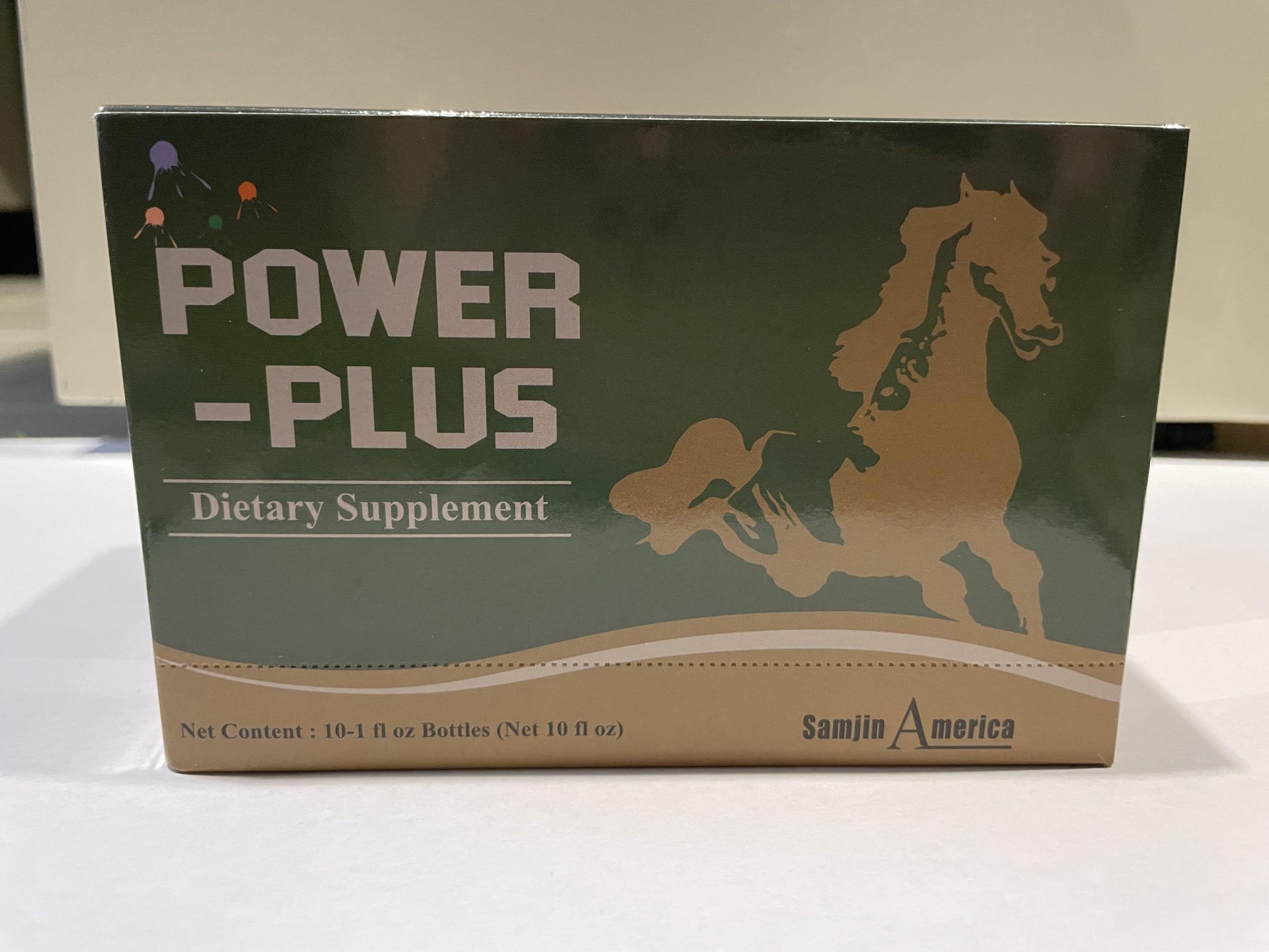 Skydia Power Plus - 10 Bottles Power-Plus Botanical Blend Liquid Supplement (1 FL OZ) Korean Ginseng Extract Ginseng Supplement Natural Men Tonic Ginseng Root Korean Red Ginseng Drops SkydiaAu supplements