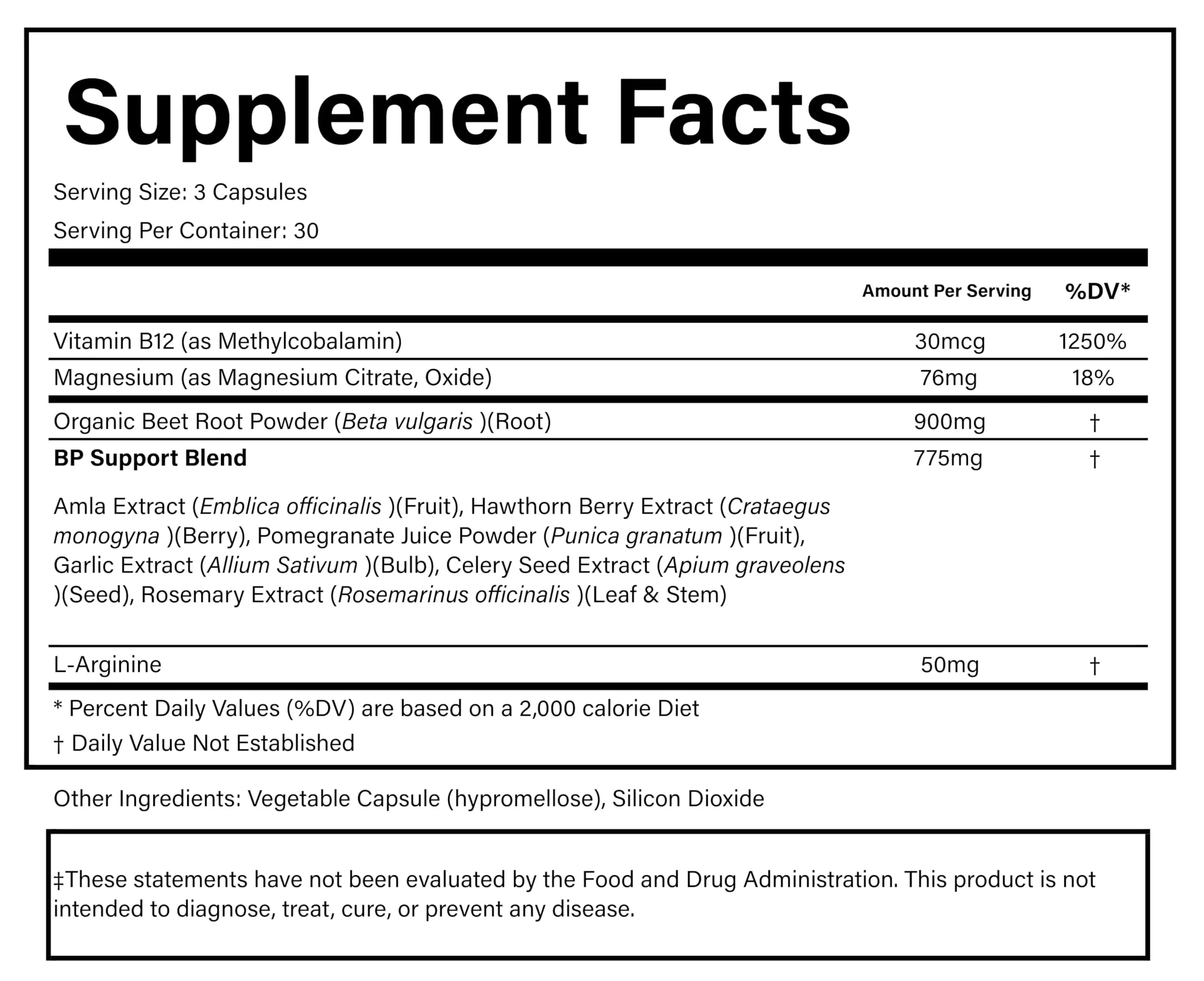 PURE® Beets+ Organic Beet Root Capsules - 900mg - 90 Count, 30 Servings - Blood Pressure & Circulation Support Supplement - with L-Arginine, Hawthorn Berry & B12 - Cardiovascular Health - Made in USA PUREnz supplements