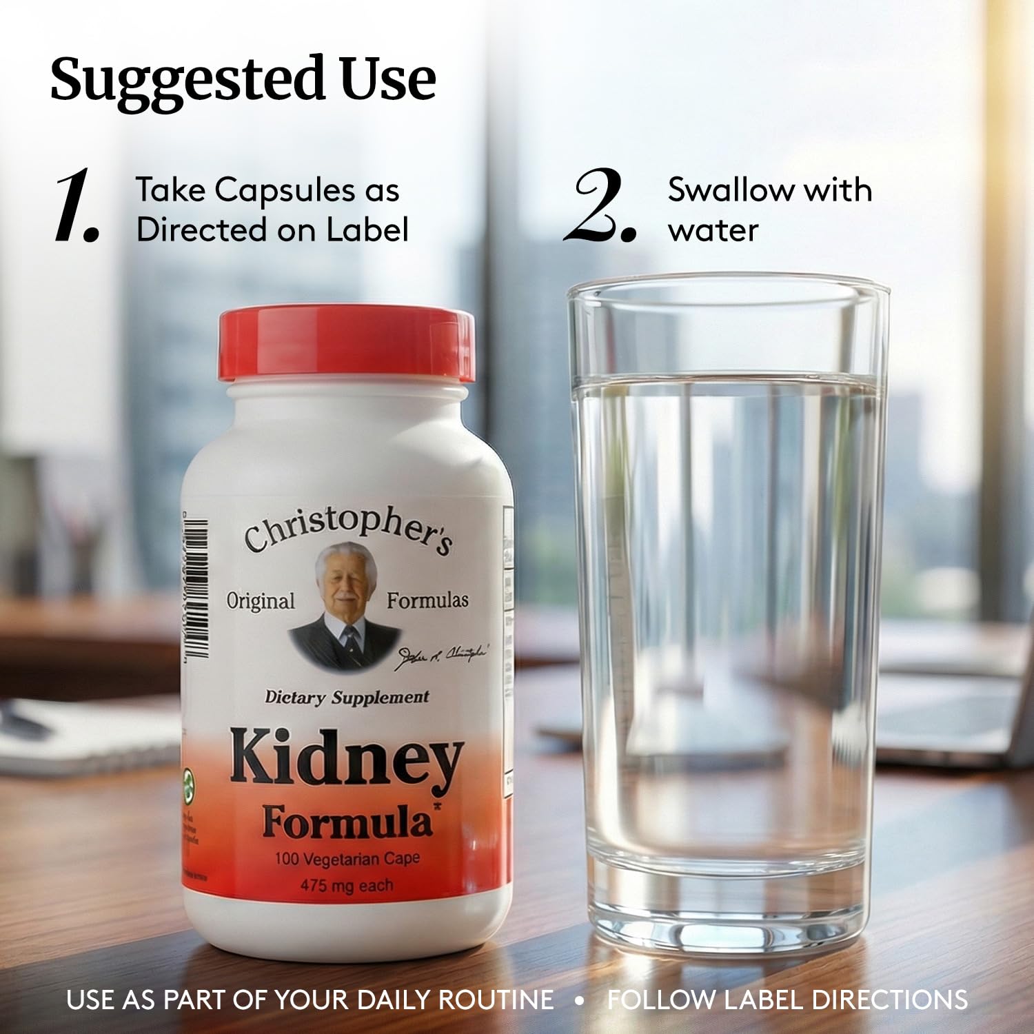 Christopher's Original Formulas Kidney Formula - Kidney Cleanse Detox & Repair Formula - Herbal Blend for Kidney Support Christopher's Original FormulasAu supplements