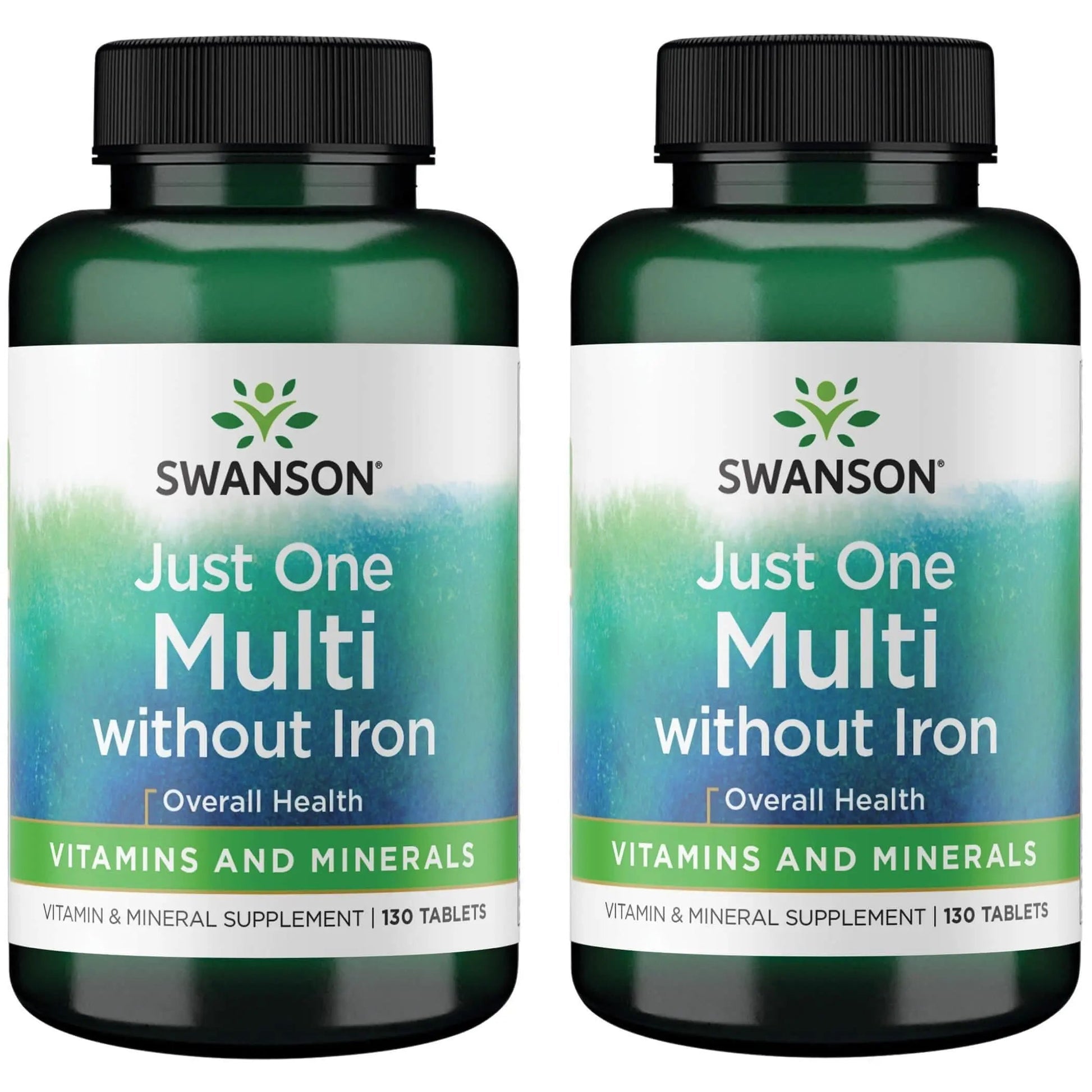 Swanson Century Formula Multivitamin Without Iron 130 Tabs (2 Pack) SwansonAu supplements