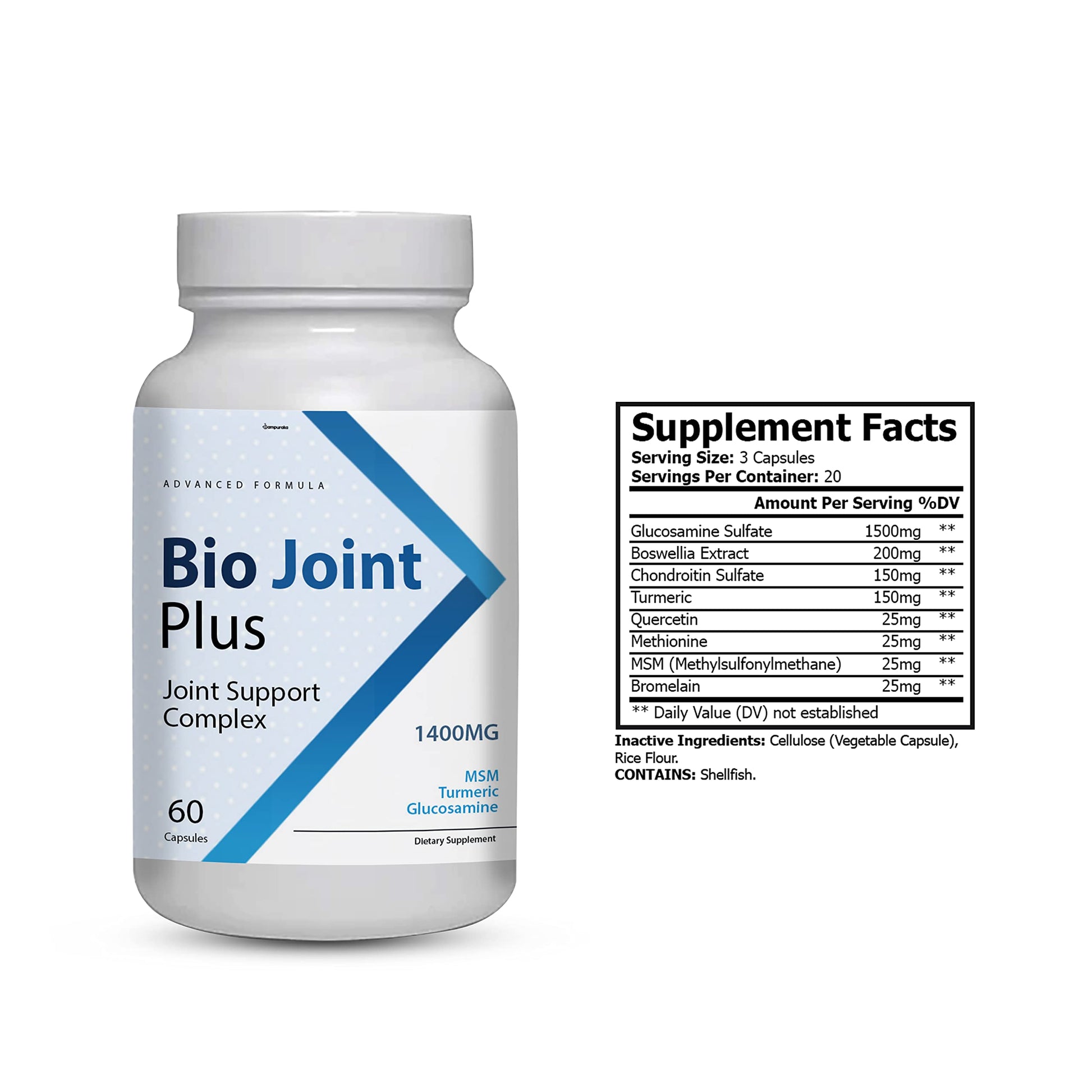 Joint Bio Plus Advanced Formula Supplement (2 Packs) 60 Days Supply SampurakaAu supplements